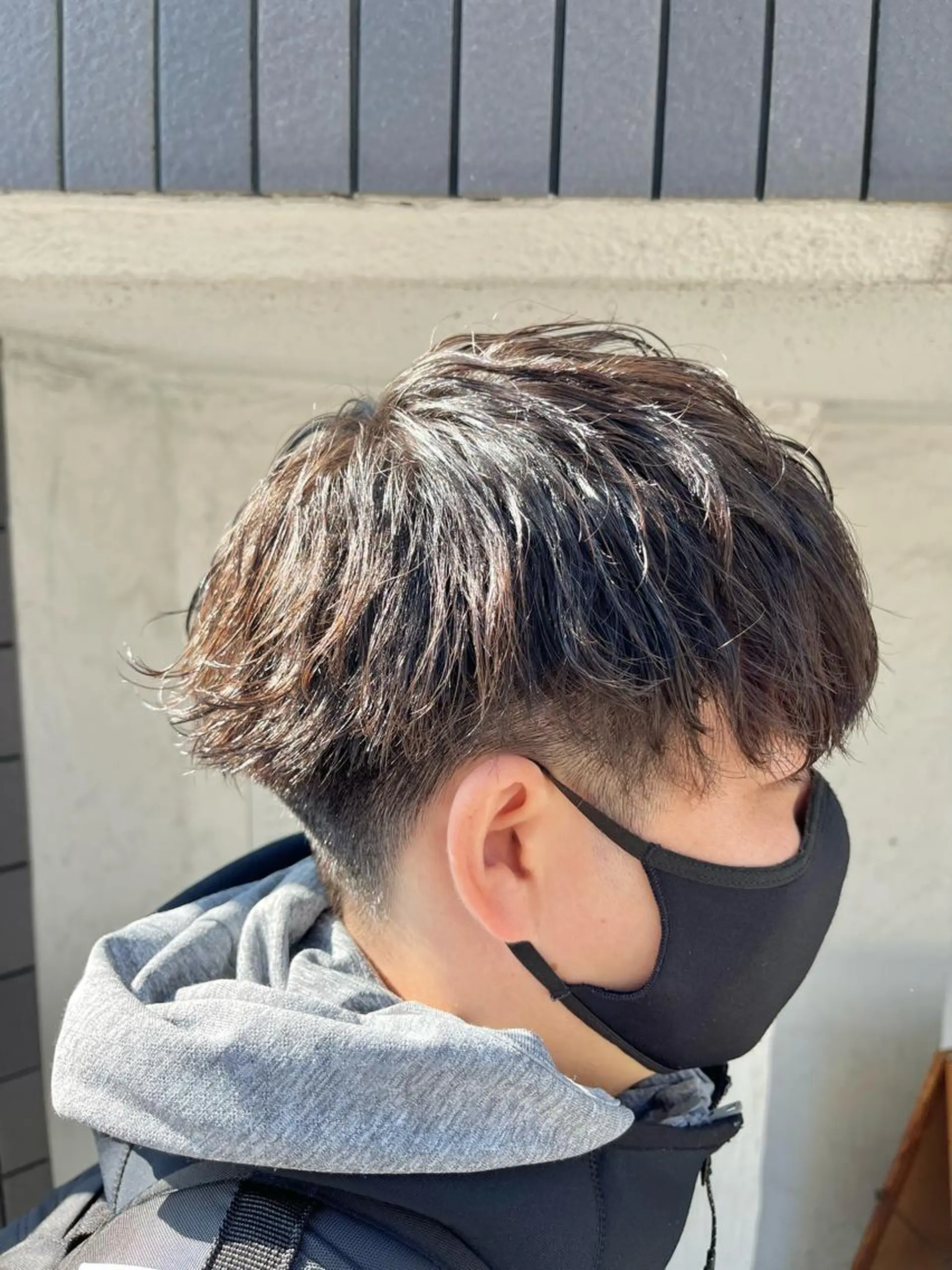 パーマ メンズ メンズパーマ 波巻きパーマ パーマ FUJINO RYOのヘアスタイル