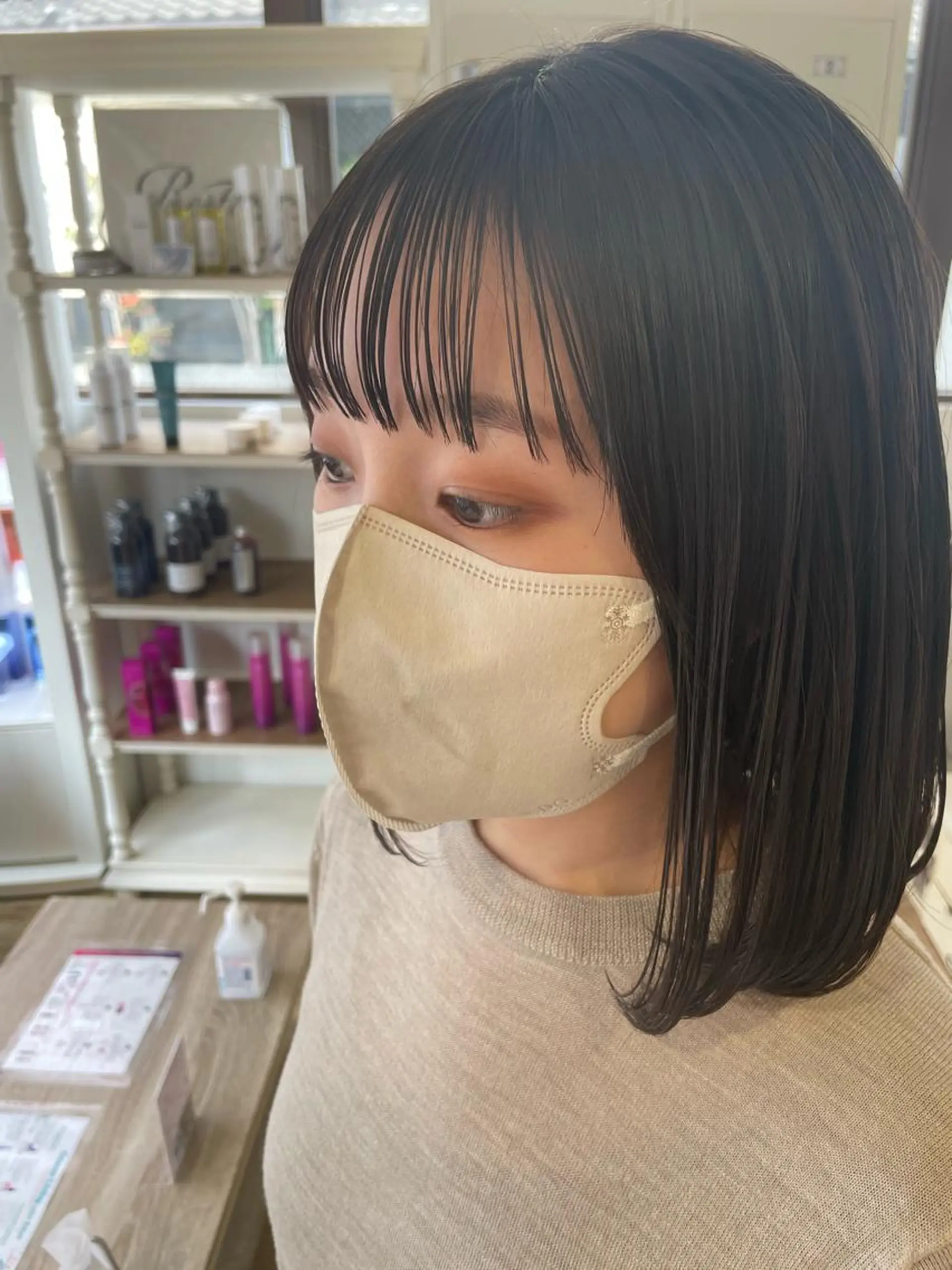 セミロング ボブ ボブカット 佐々木 祐太のヘアスタイル