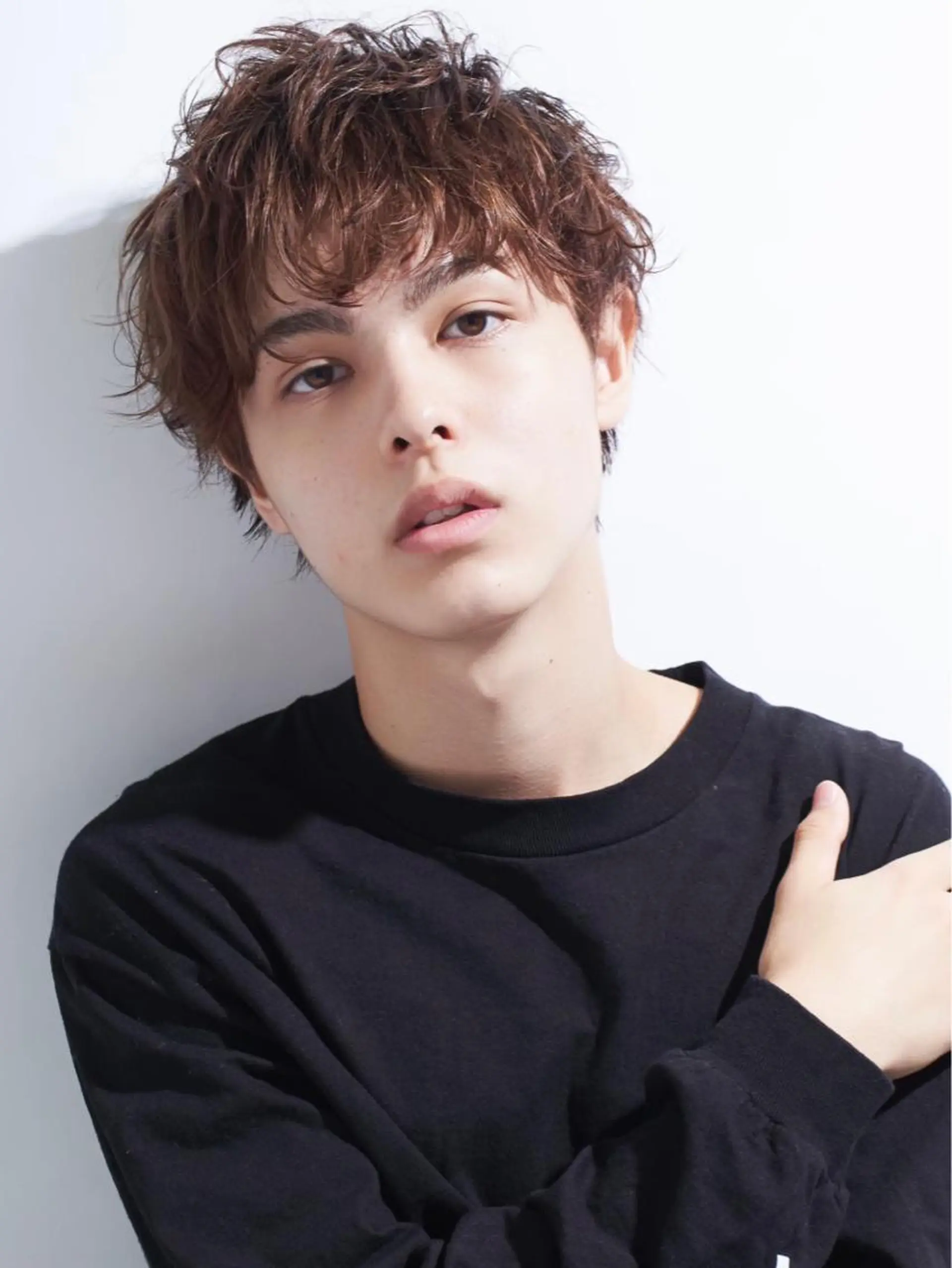 ショート ヘアアレンジ メンズ 原宿レイヤーカット 渋谷【山本喜熙】のヘアスタイル