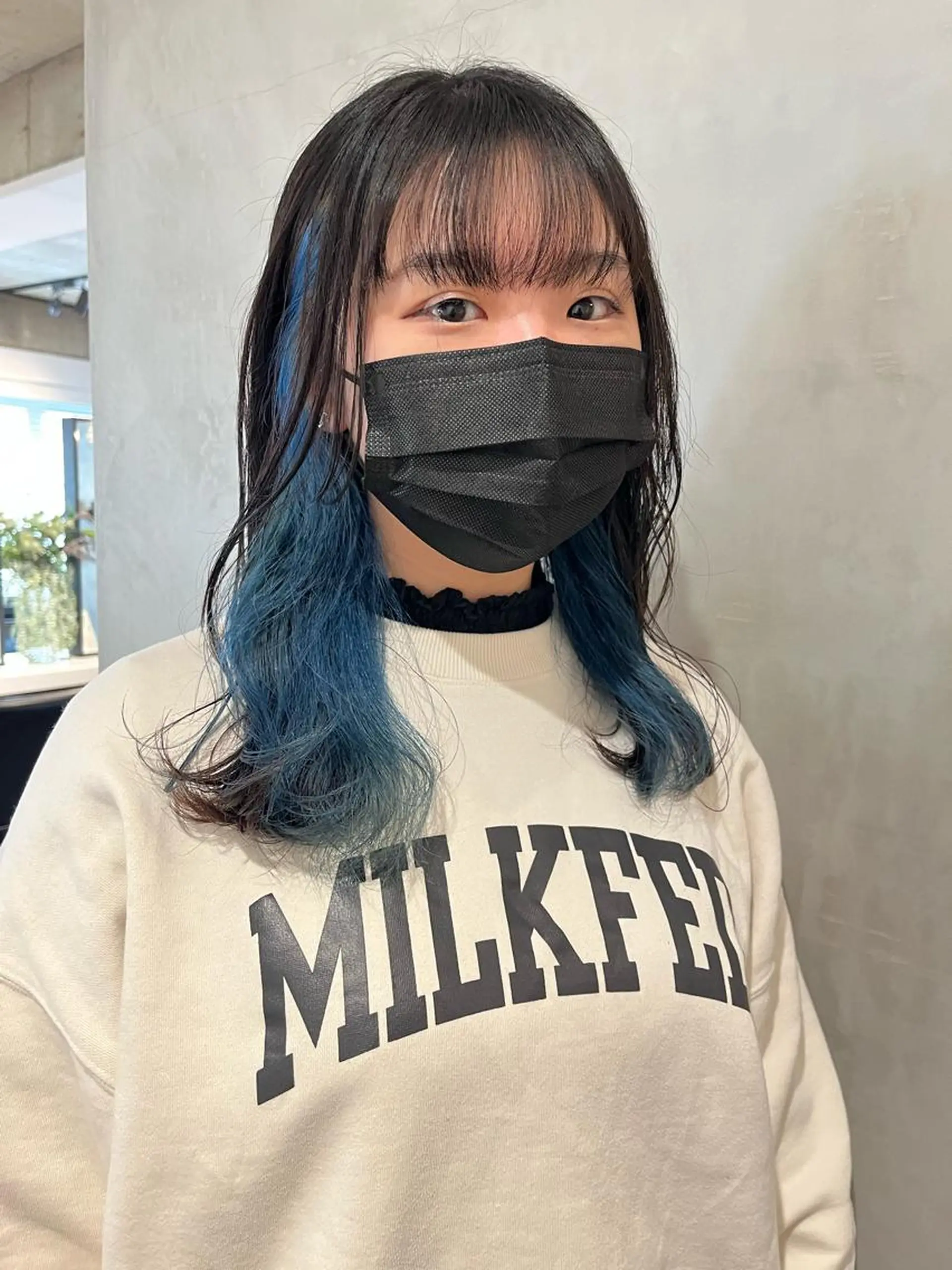 ミディアム カラー ヘアカラー トリートメント 暖色🍒姫カット🎀 オタク特化🎀ゆうなのヘアスタイル