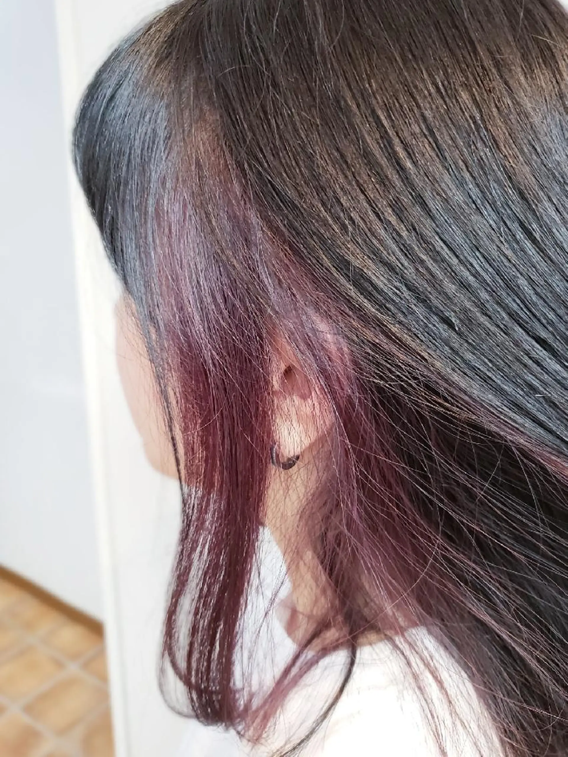 ミディアム カラー カット ヘアカラー 💜𝑳𝑼𝑵𝑨 🌻母良田愛美🌻のヘアスタイル