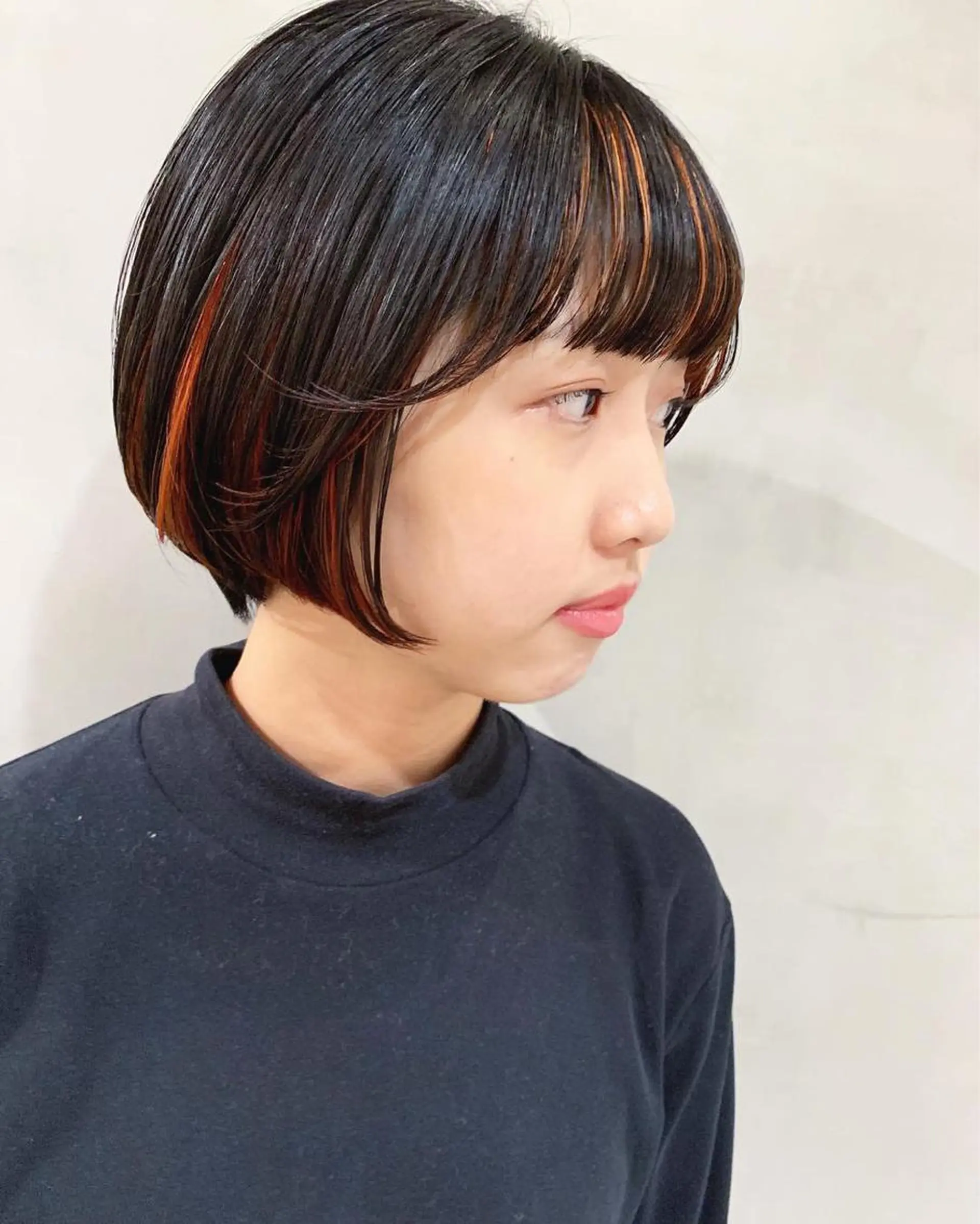 ショート カラー ヘアカラー トリートメント 優 作のヘアスタイル