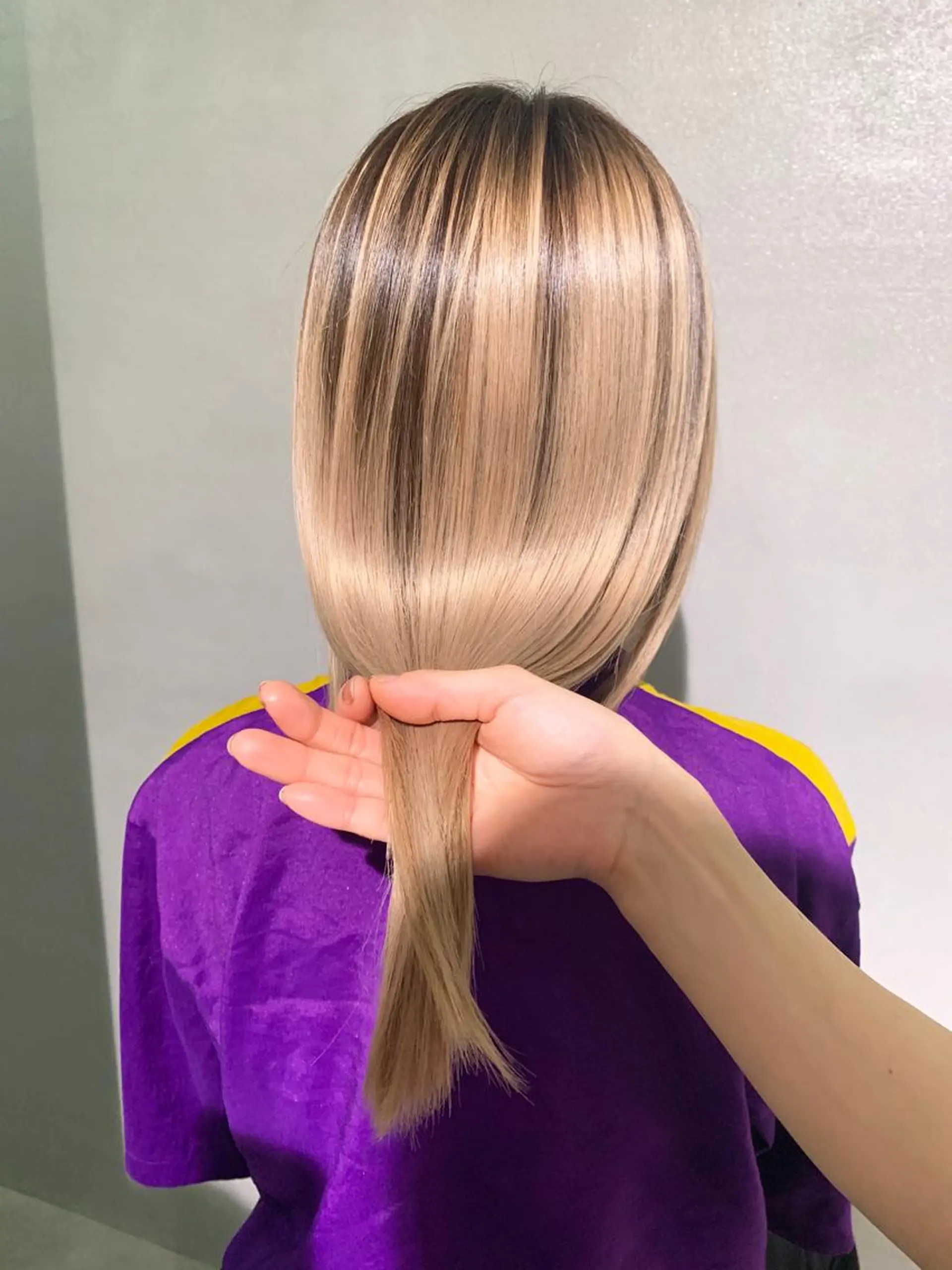 ロング トリートメント インナーカラー/天神 ブリーチ/吉田のヘアスタイル