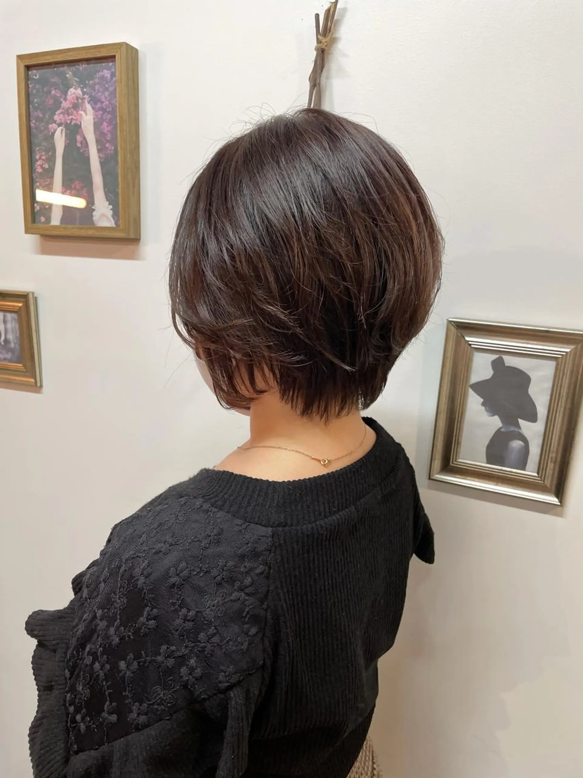 ショート ショートボブ ボブ ショートヘア 鈴木 美穂のヘアスタイル