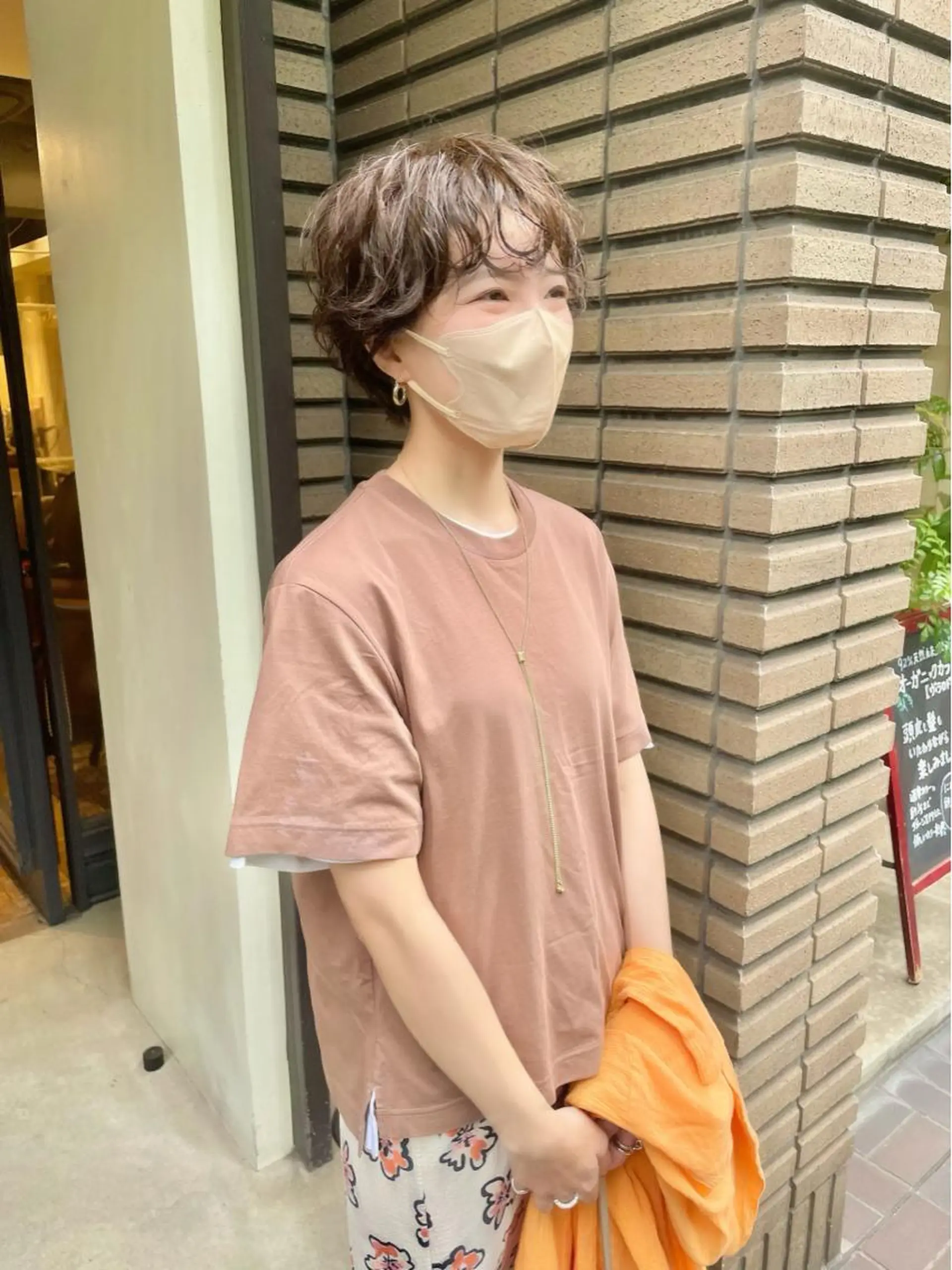 ショート ショート ボブ 梅田 木戸健人のヘアスタイル