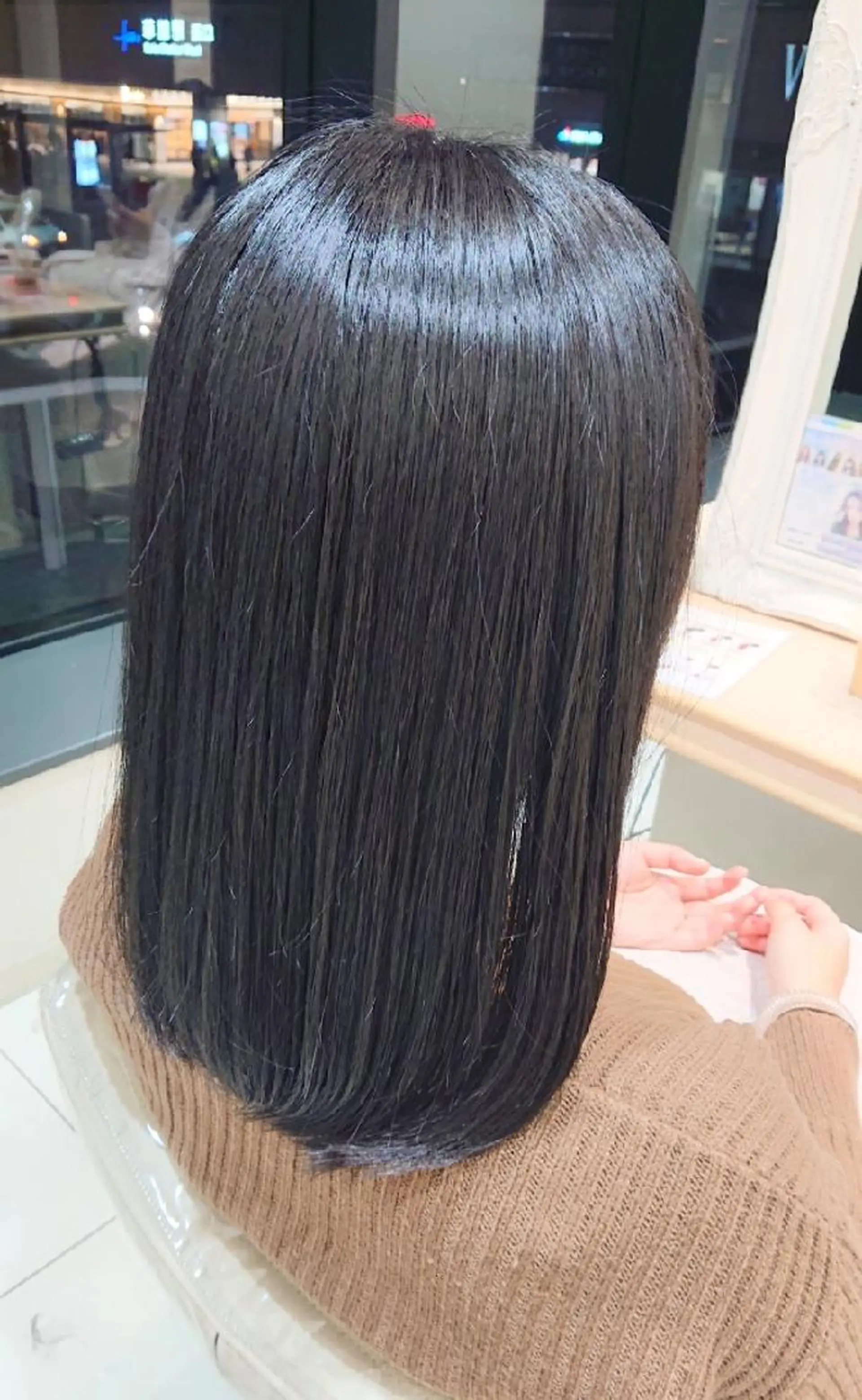 セミロング 髪質改善 トリートメント 酸熱トリートメント 宮本 秀人のヘアスタイル