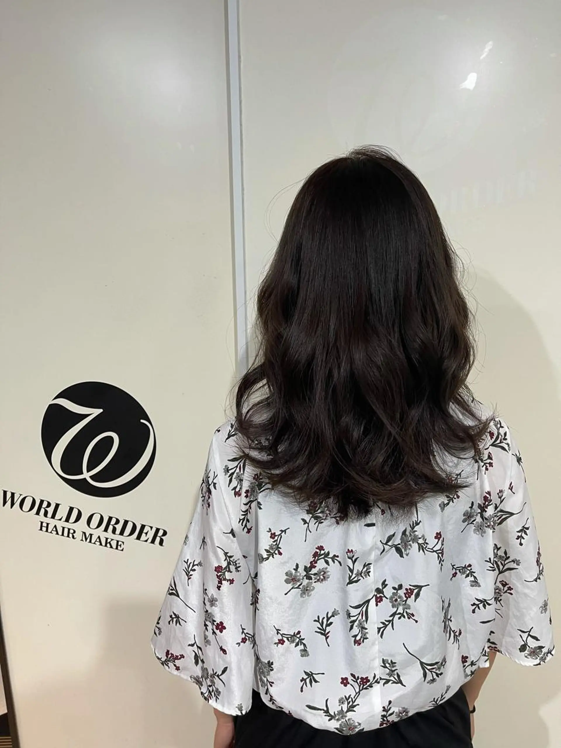 ミディアム カラー ベージュカラー イルミナカラー 川崎 龍馬のヘアスタイル