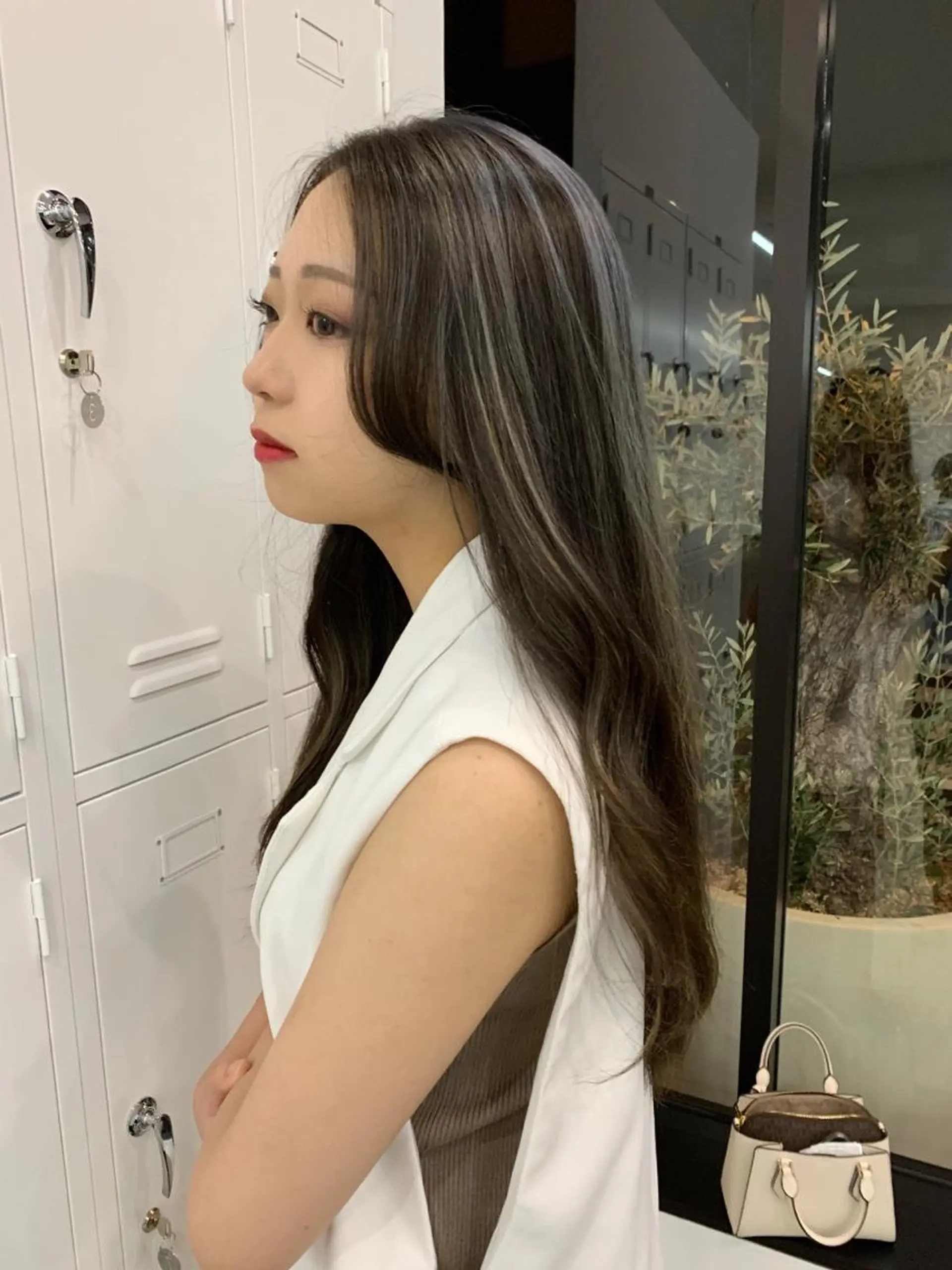 ロング カラー ハイライトカラー ハイライト YU KIのヘアスタイル