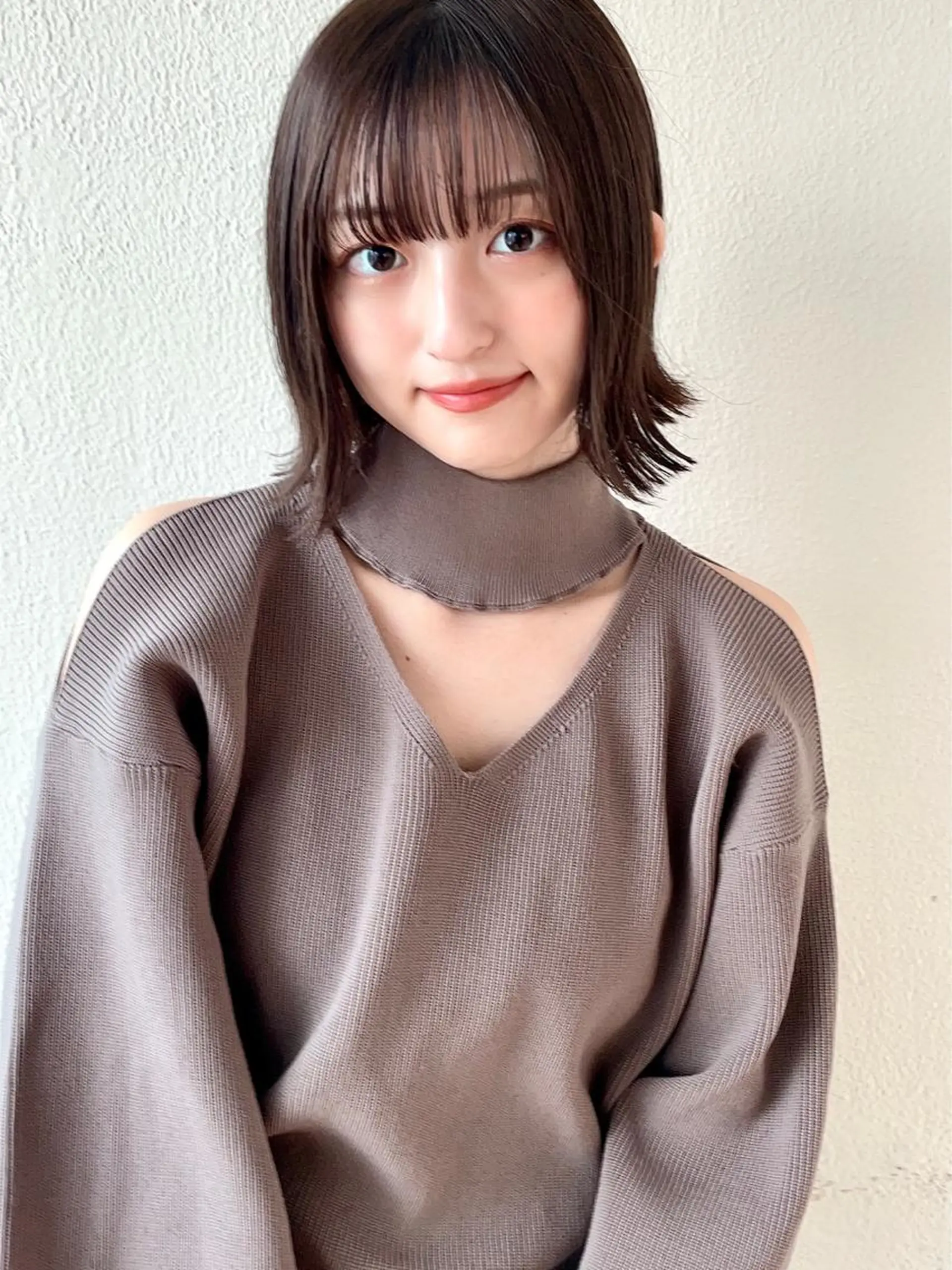 ミディアム カット ヘアカラー トリートメント 市原 大翼のヘアスタイル