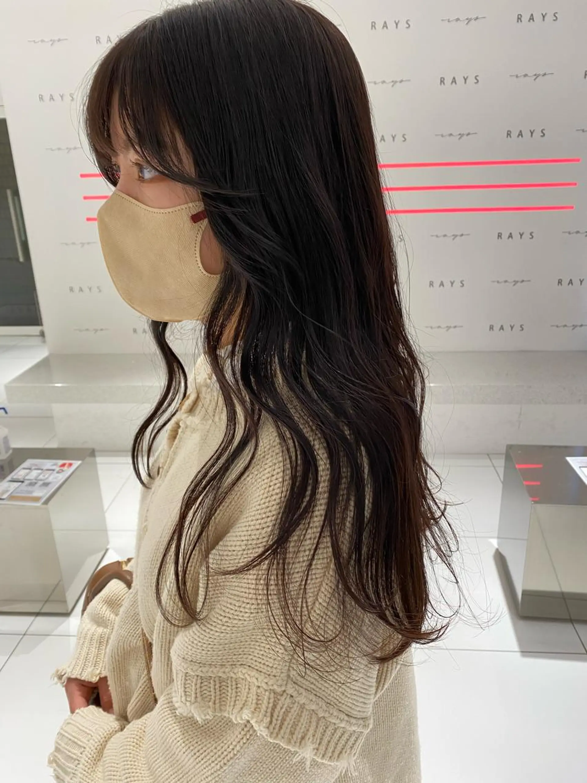 ロング カラー カット ヘアカラー ｱｵﾇﾏ ﾐﾕ 🦕のヘアスタイル