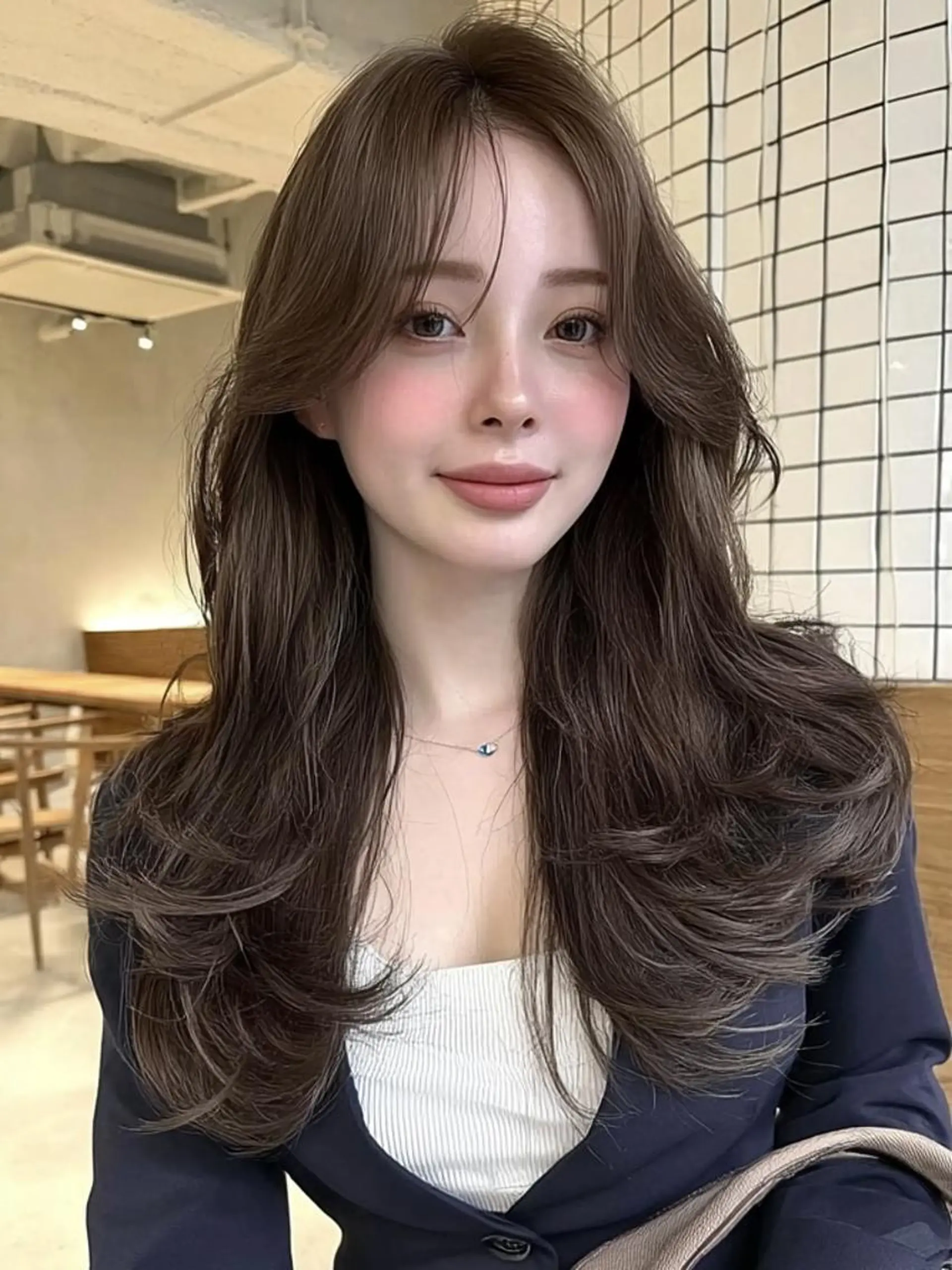 セミロング ボブ 外国人風カラー カット ヘアカラー トリートメント ♡ 𝐘𝐮𝐤𝐚♡のヘアスタイル