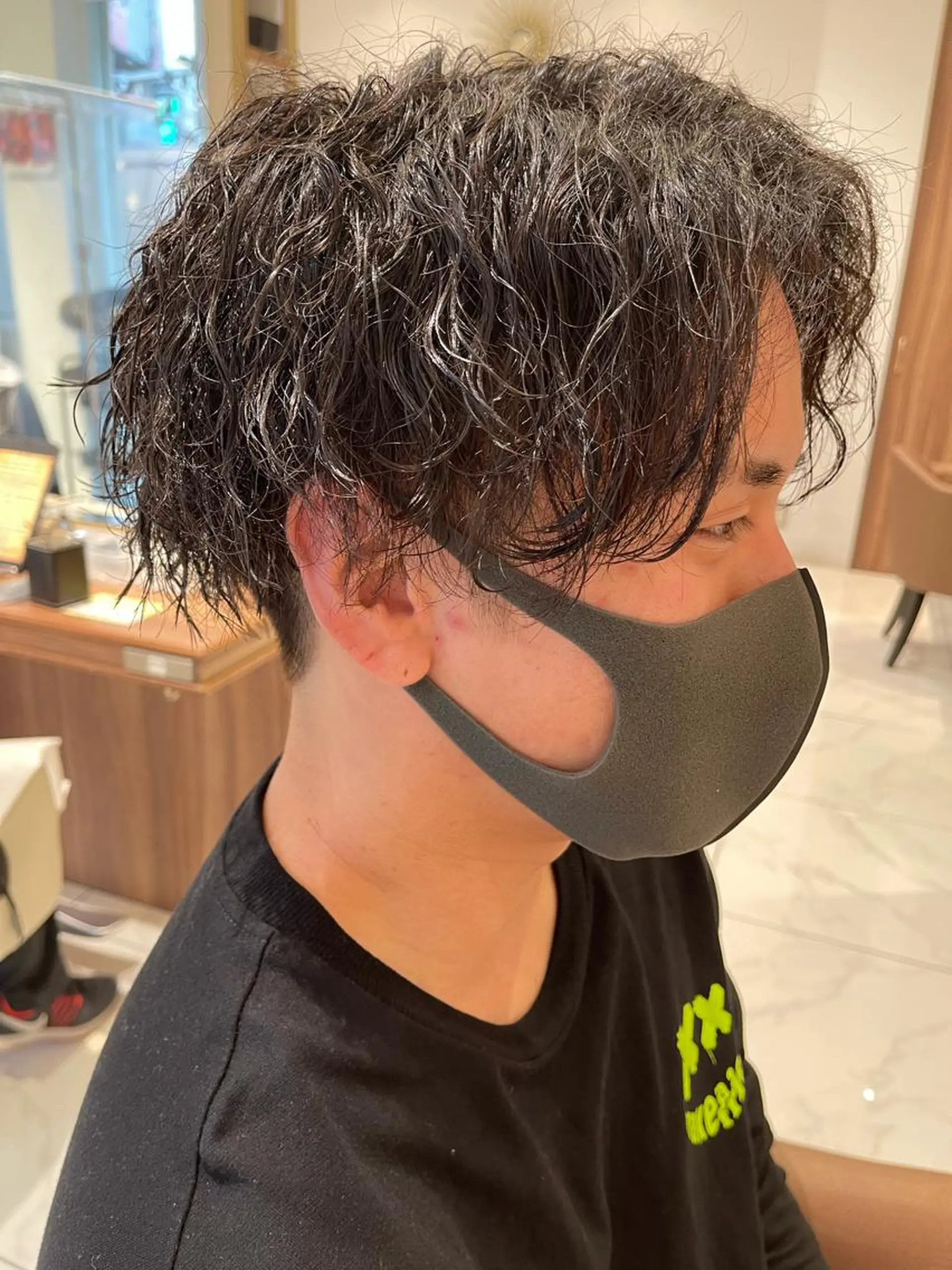ショート カット パーマ 成田 一貴のヘアスタイル