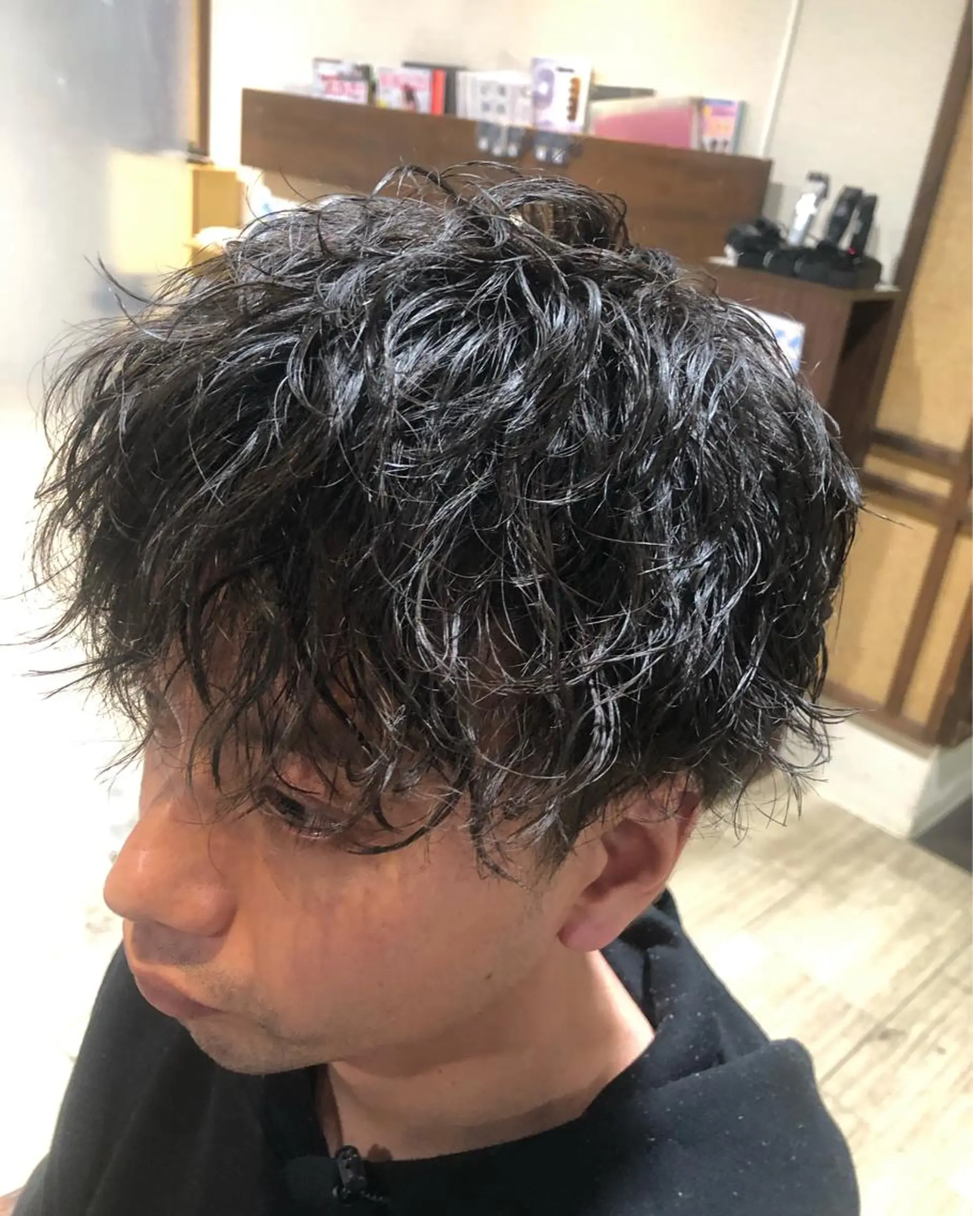 ショート パーマ メンズ メンズパーマ/ スパイキー/神田正紀のヘアスタイル