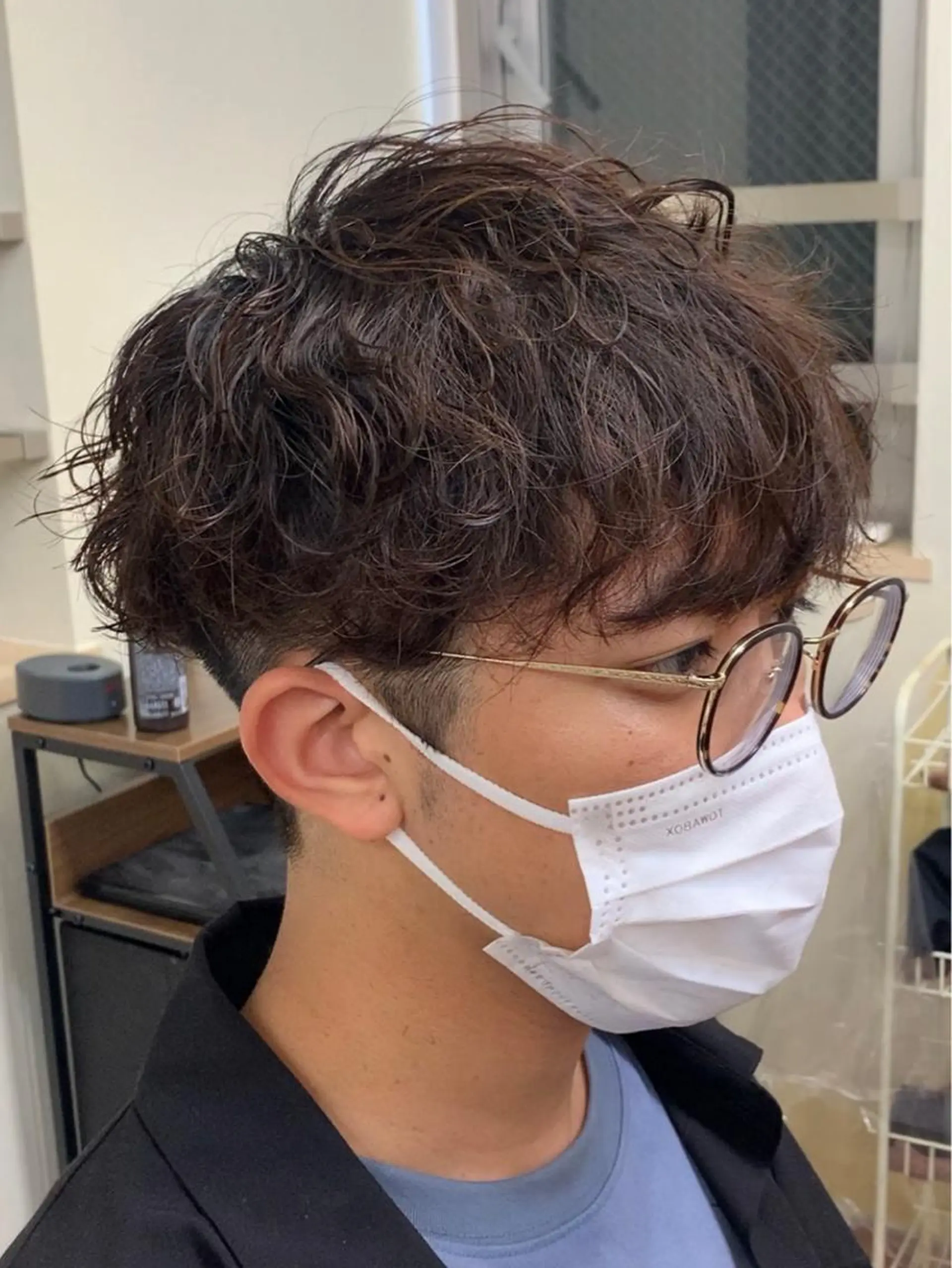 ショート パーマ メンズ クセを最大限に活かす メンズパーマ奈良大祐のヘアスタイル