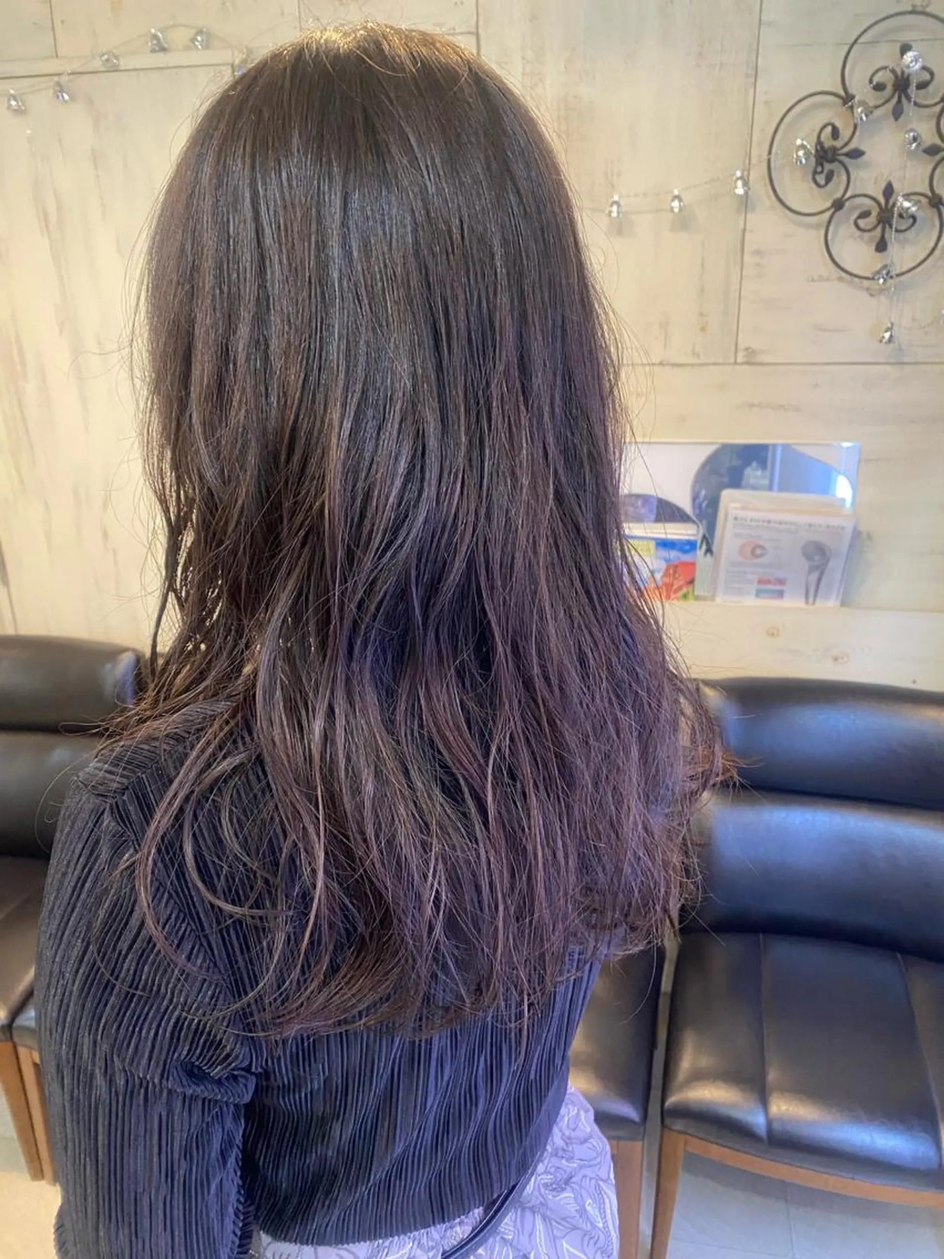 セミロング カラー パーマ ヘアアレンジ セミロングパーマ 立川🤍韓国ヘア/ レイヤー🇰🇷🖤のヘアスタイル