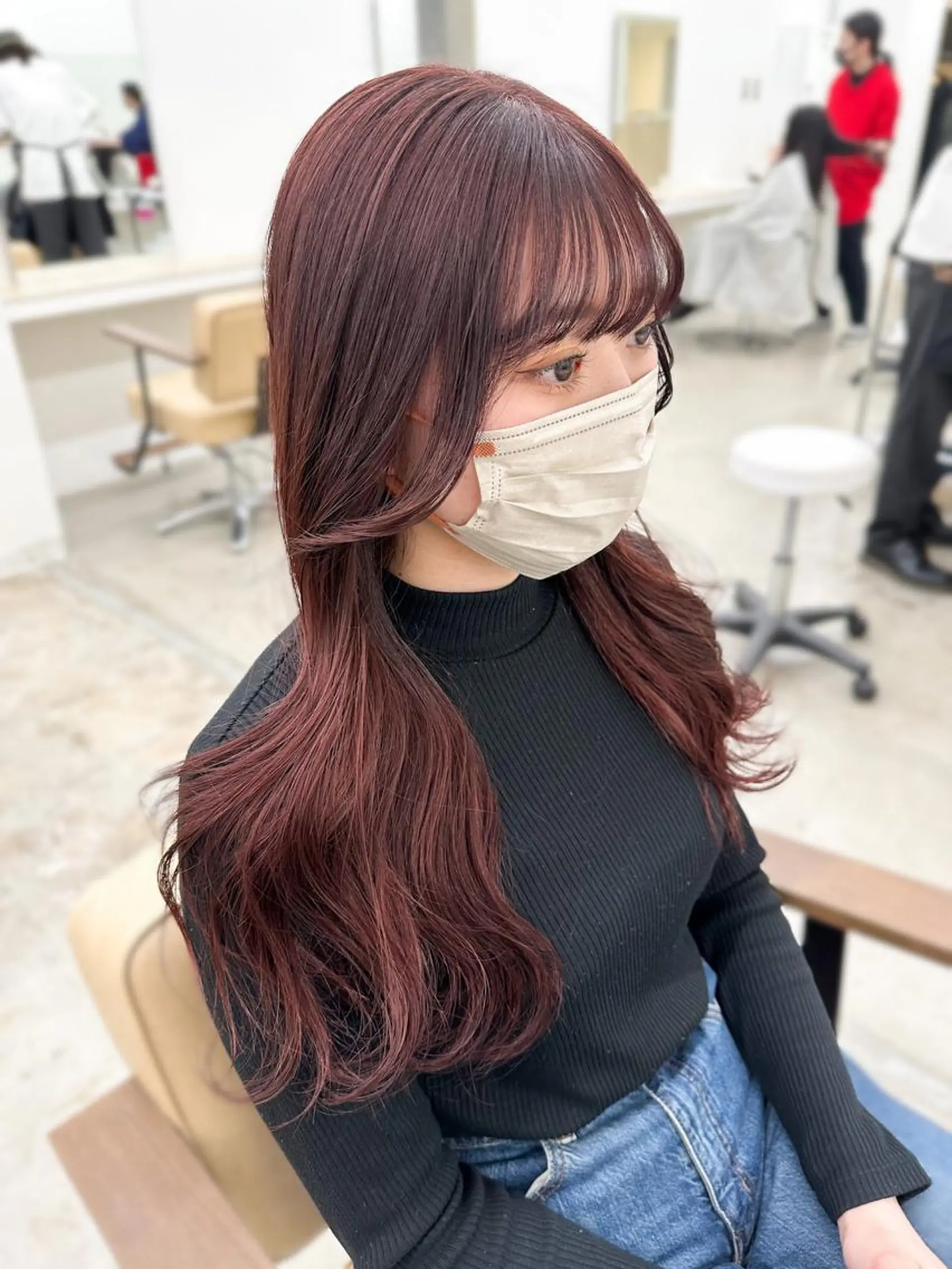 ロング カラー 🌼透明感艶カラー オリーブ🌼河村咲のヘアスタイル
