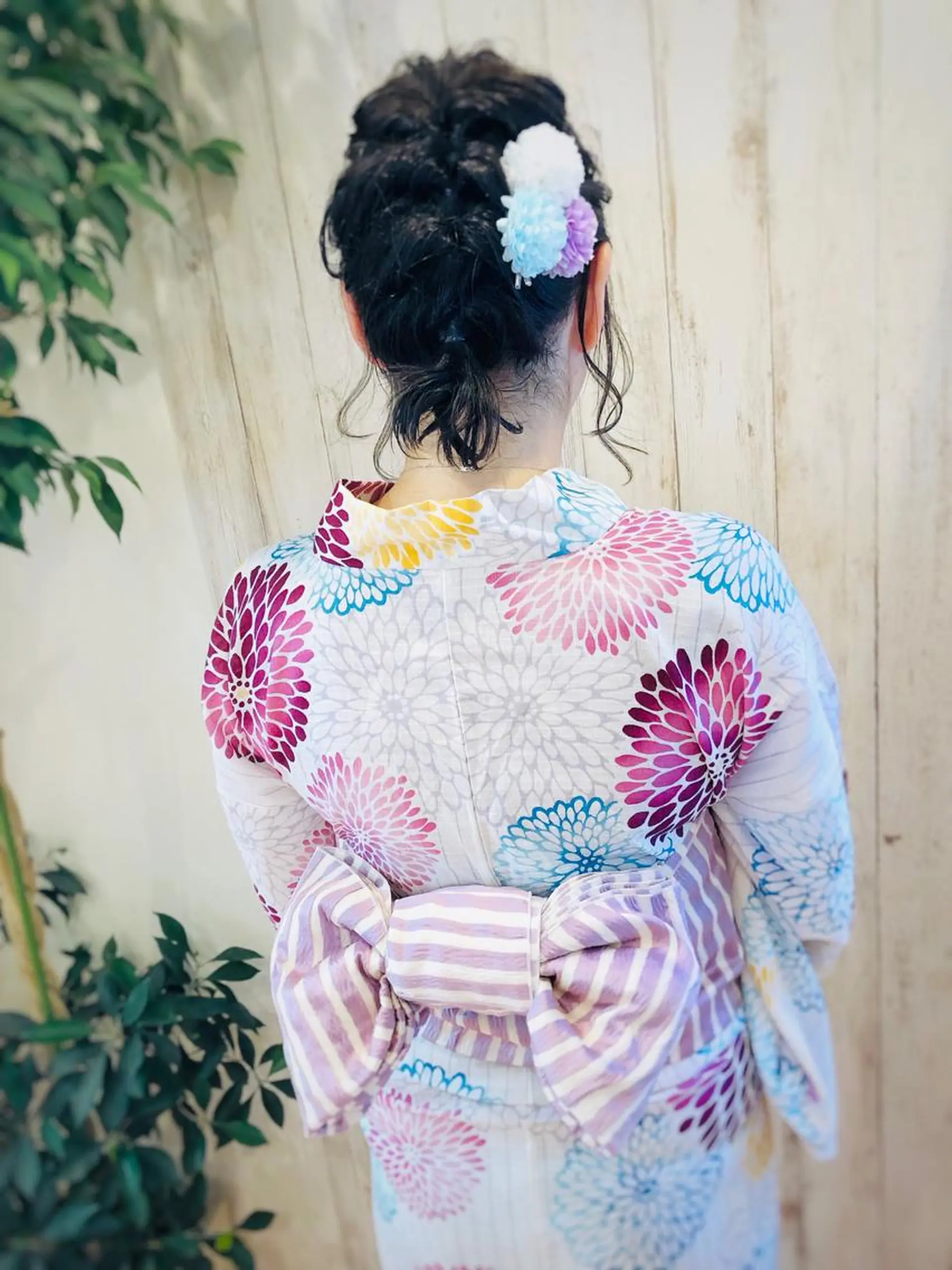 ヘアアレンジ 浴衣 奥谷 美代子のヘアスタイル