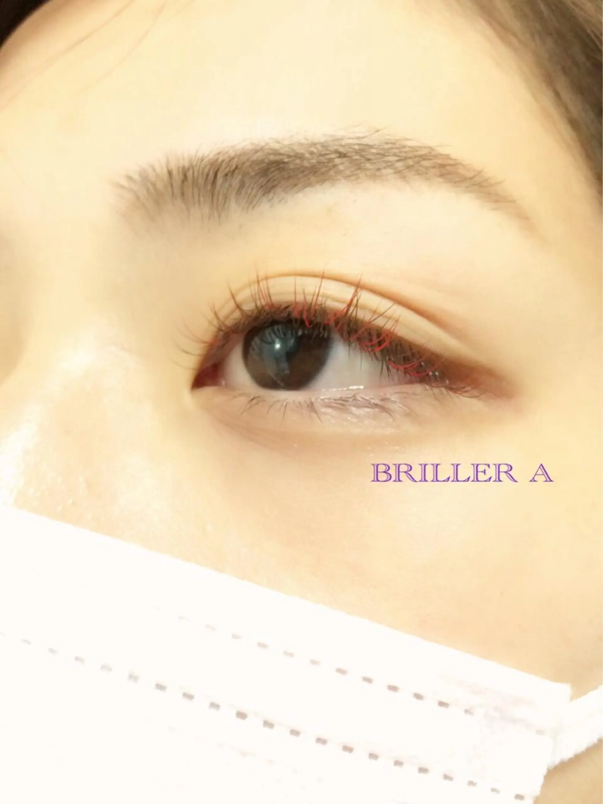 マツエク・マツパ カラーマツエク Briller a所属・Briller aのマツエク・マツパデザイン