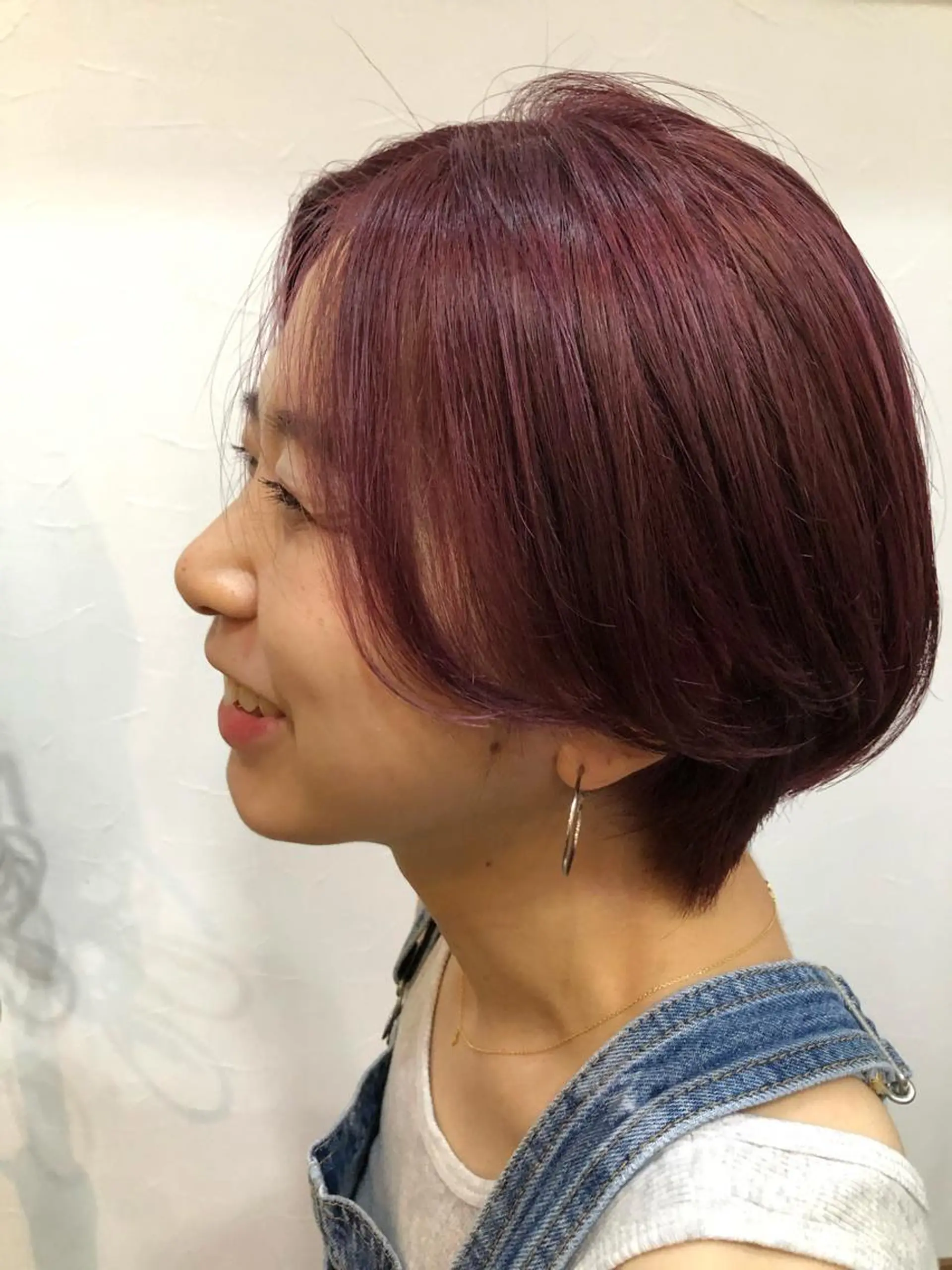 ショート カラー ピンクカラー ヘアカラー トリートメント 🍊🍊COコ かぢあおい🍊🍊のヘアスタイル