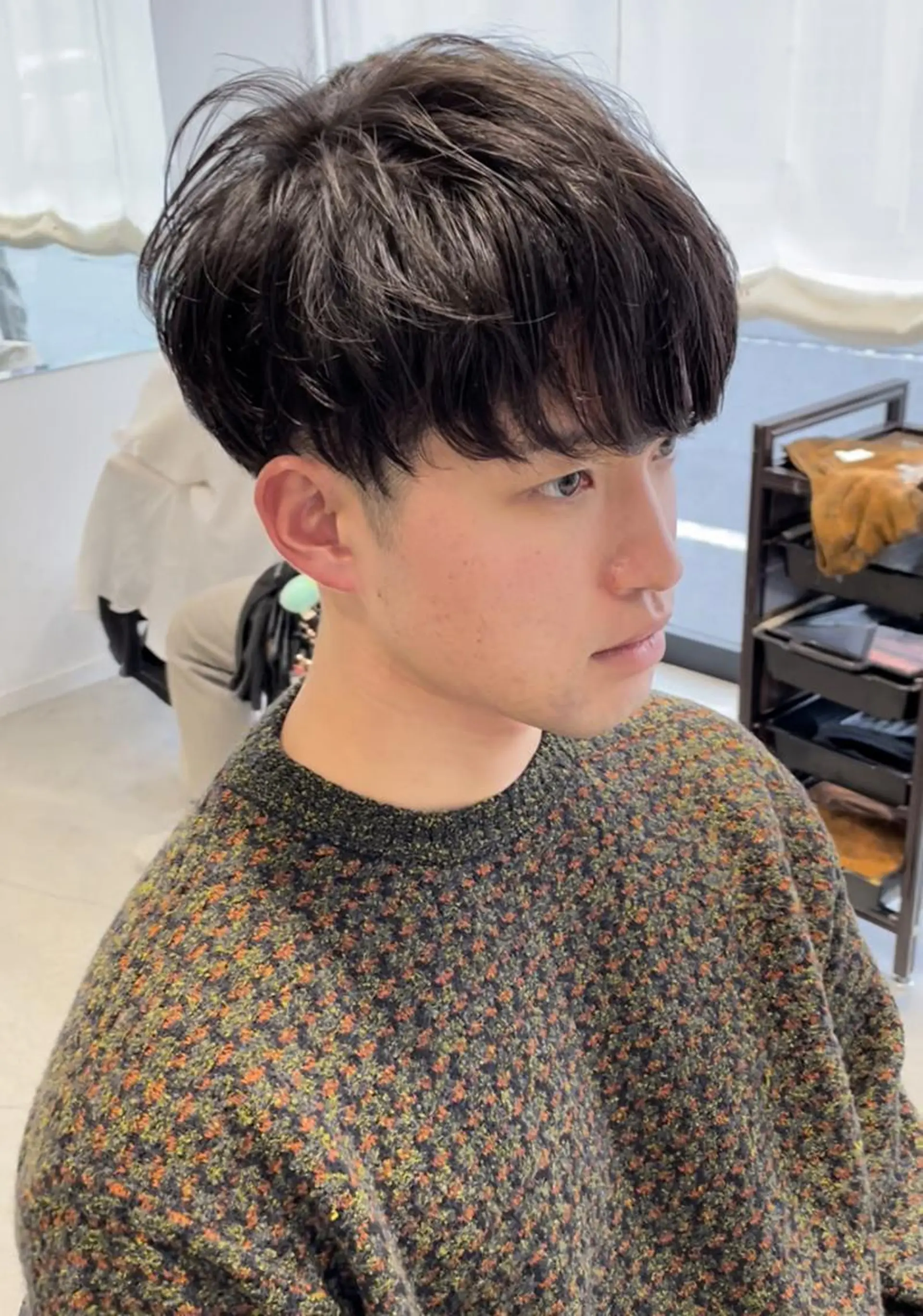 メンズ メンズパーマ 🇰🇷韓国風カット 🇰🇷　鈴木海斗のヘアスタイル
