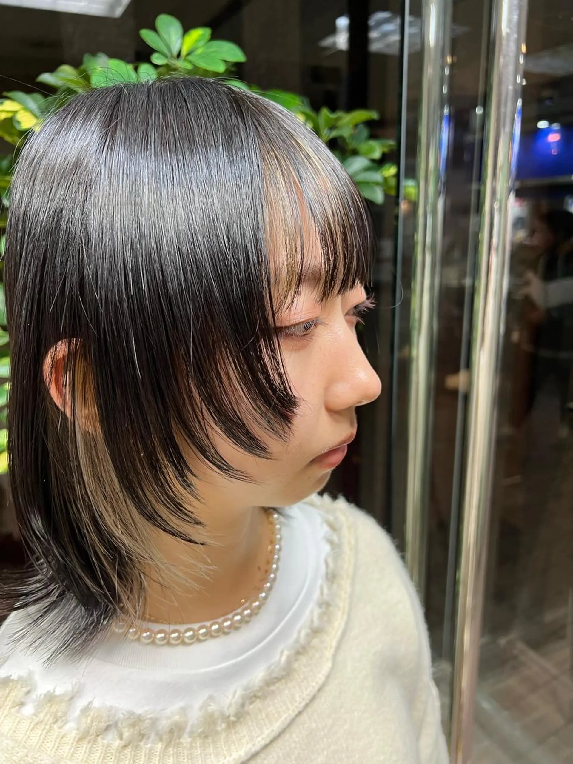 ミディアム カット ヘアカラー 小笠原 悠斗のヘアスタイル