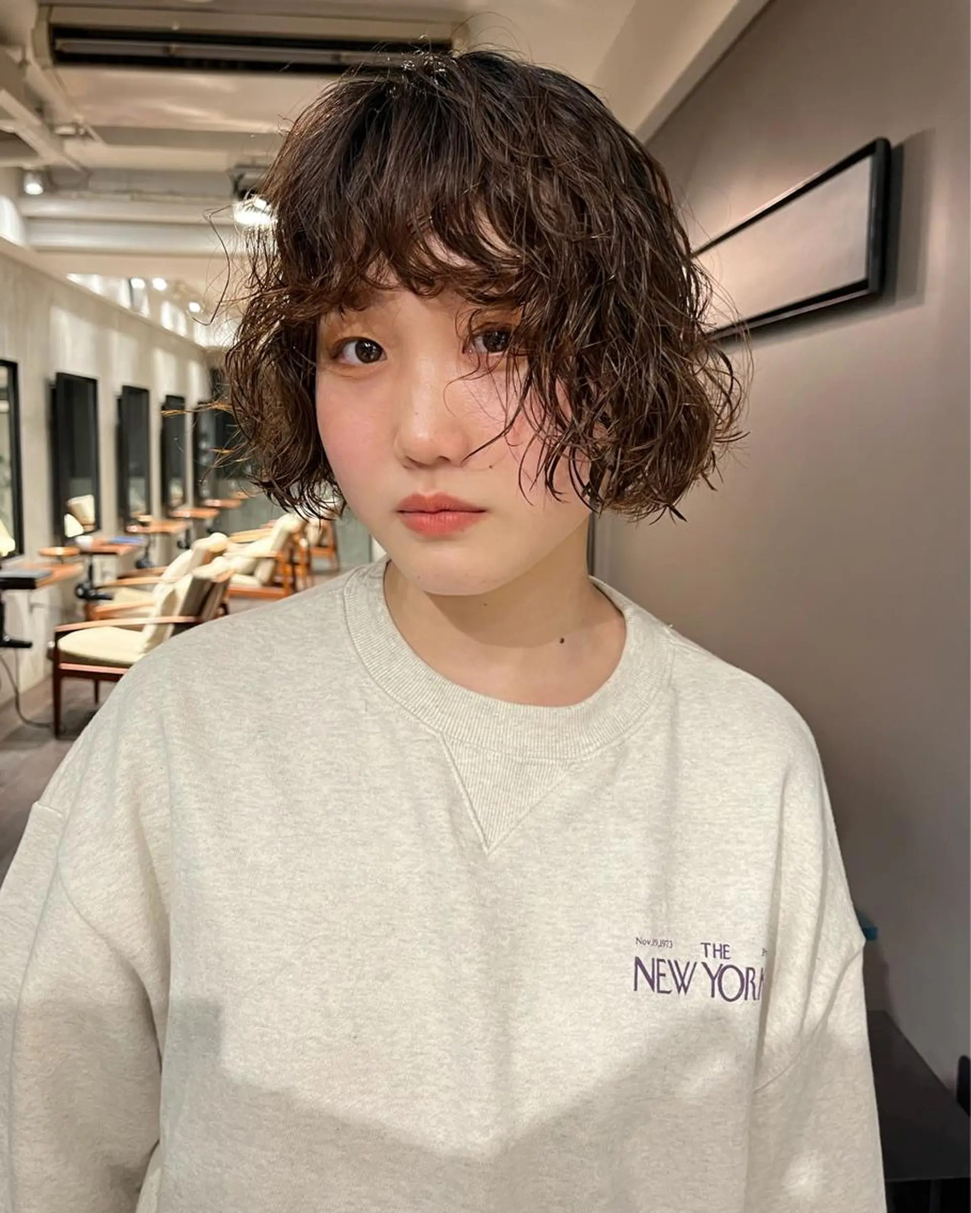 ショート カット パーマ NERO 眞下秋歩のヘアスタイル