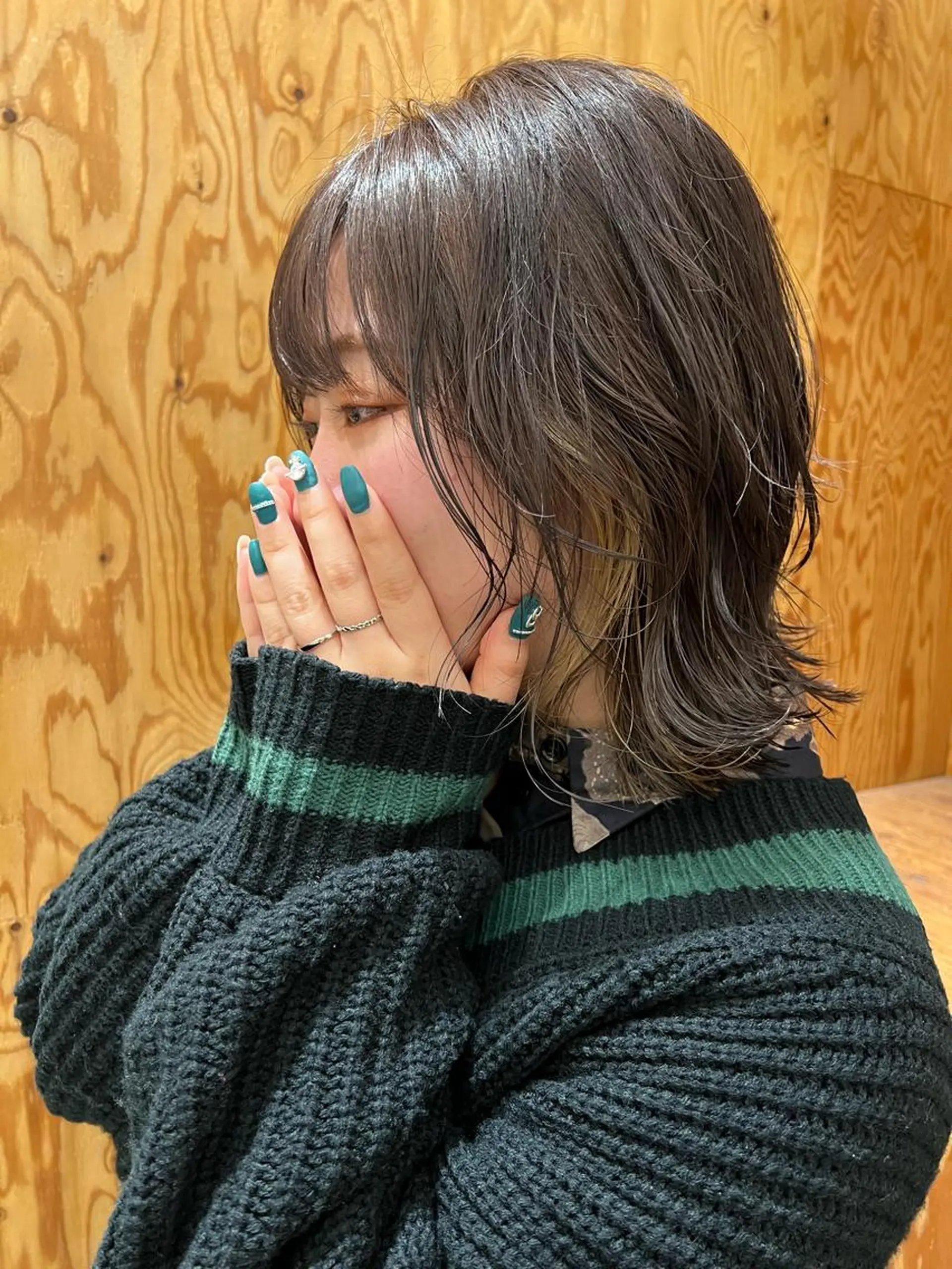 ミディアム カラー パーマ ヘアアレンジ 村岡 夏美のその他イメージ