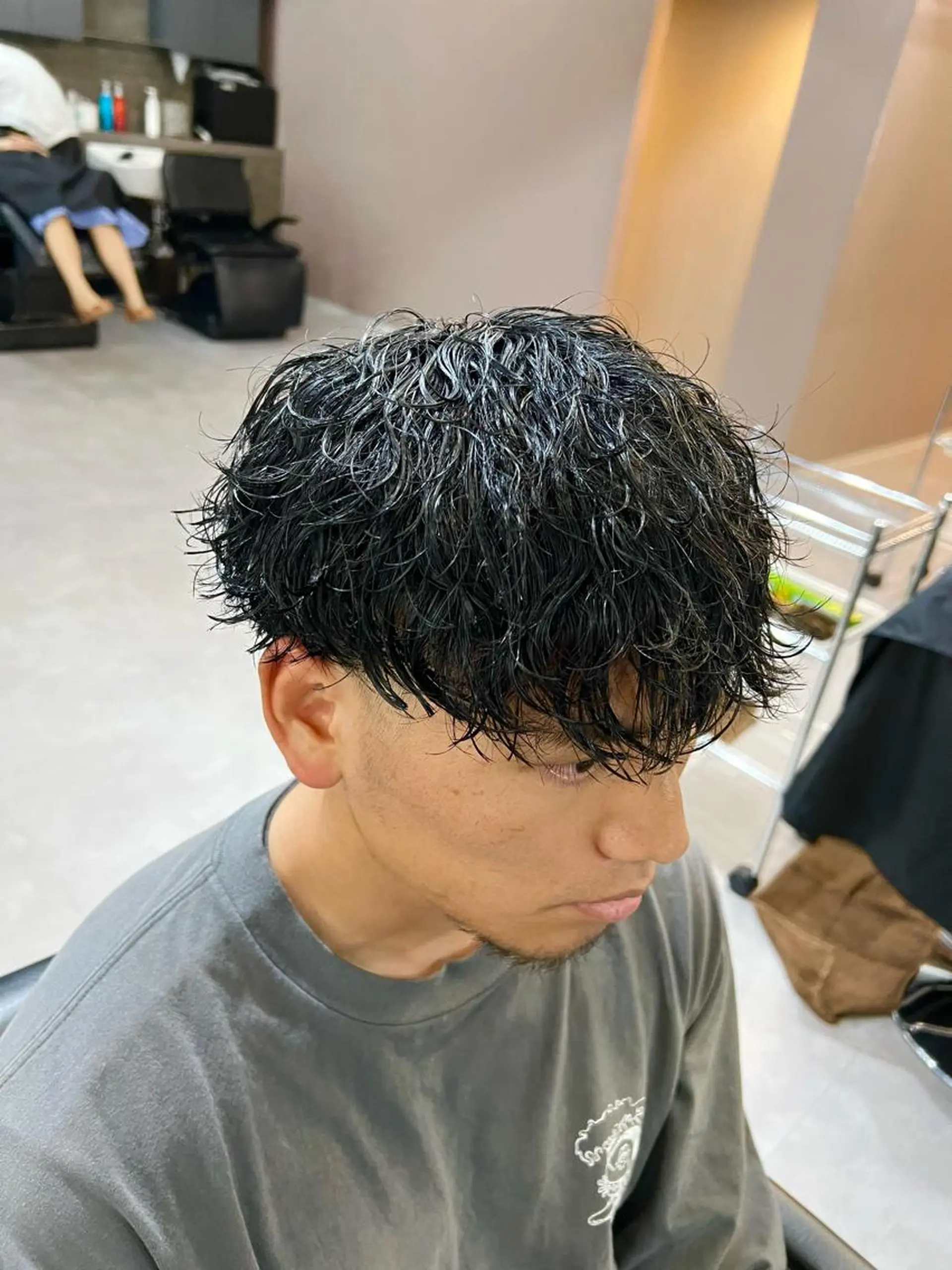 パーマ カット パーマ 金子勇希🔥パーマ 比率90%以上🔥のヘアスタイル