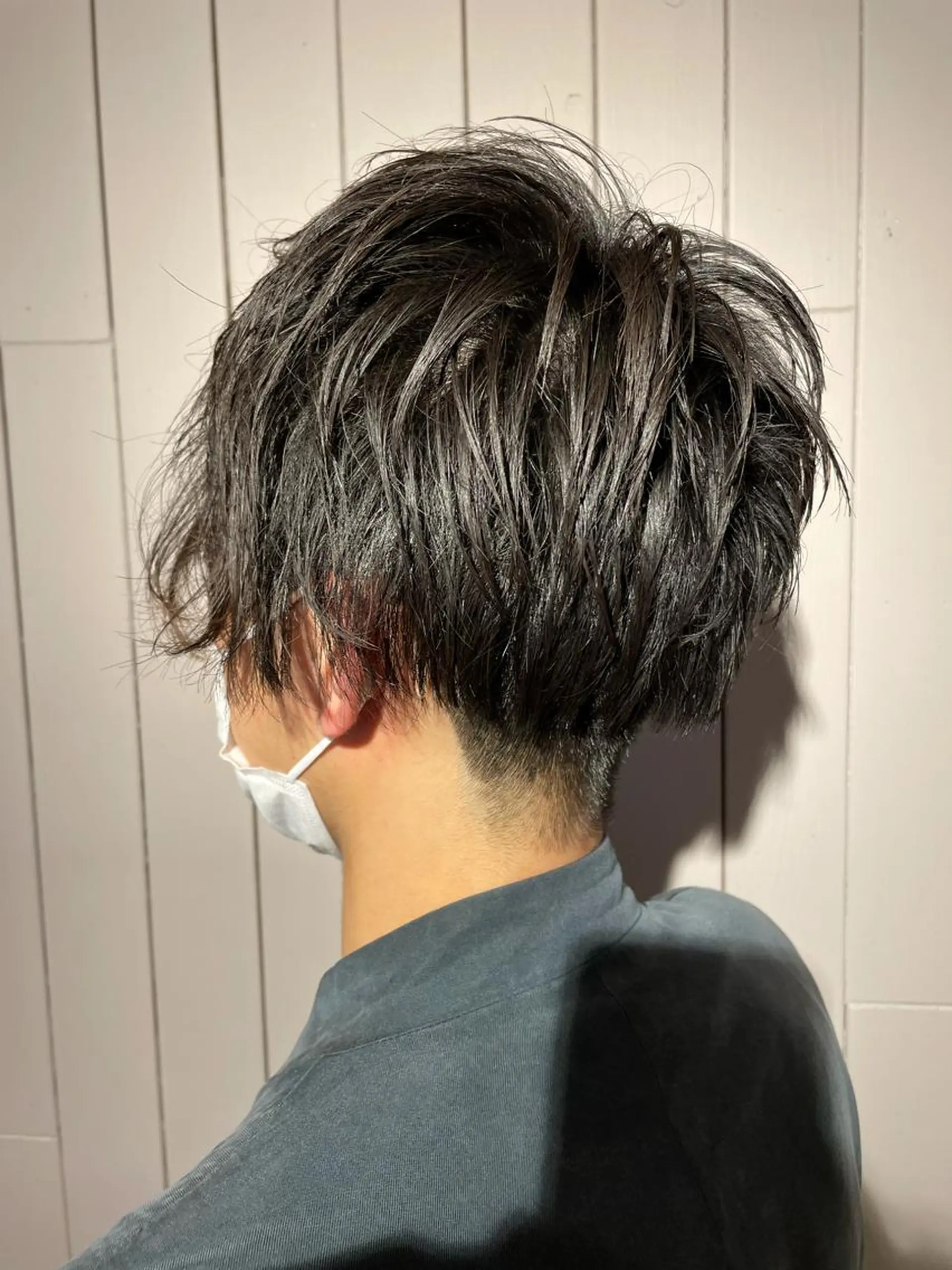ショート メンズ マッシュ 刈り上げ カット ❣️モードケイズ塚口 和田一将のヘアスタイル
