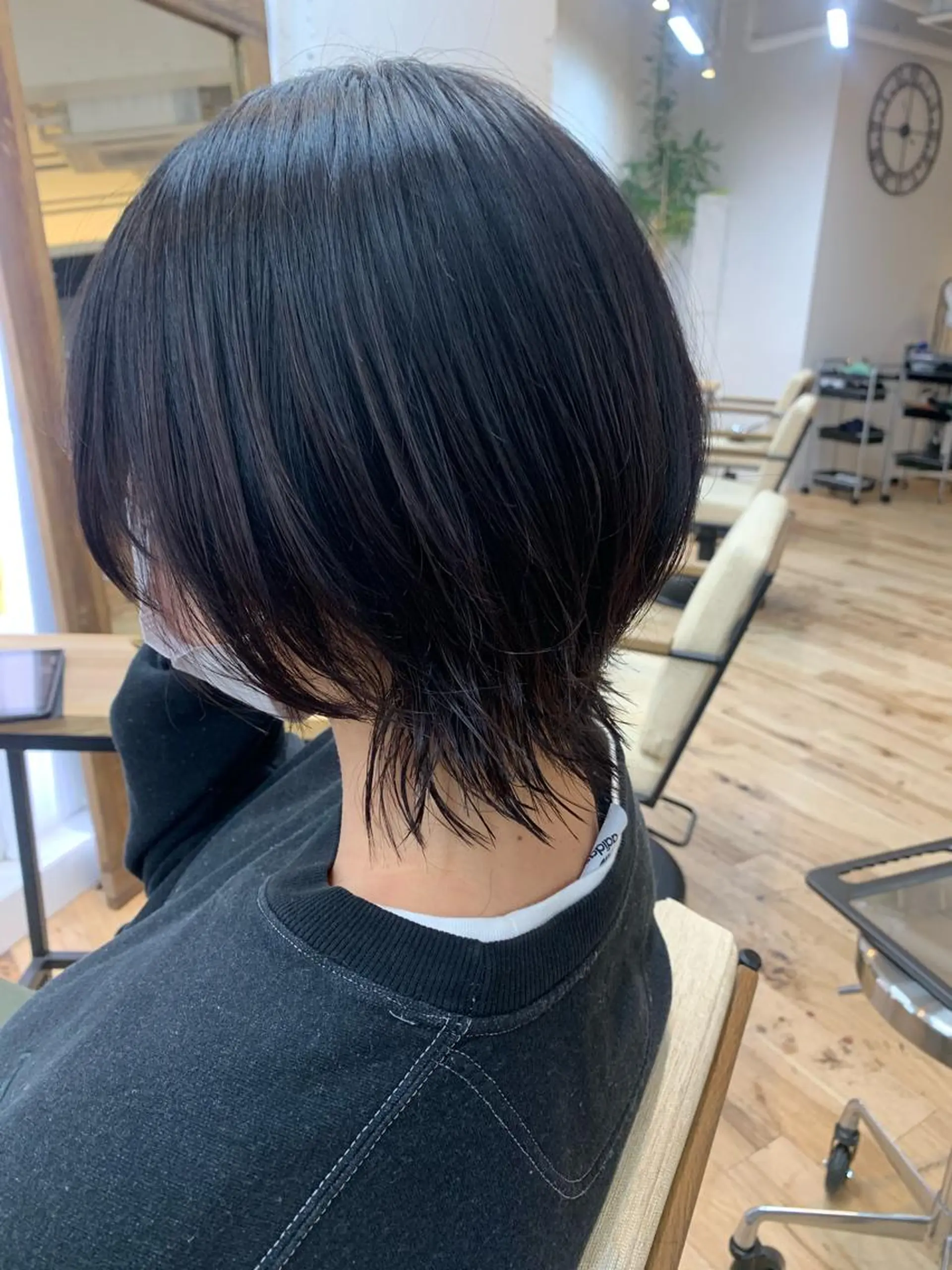 ショート ボブ ウルフカット ウルフボブ カット ヘアカラー 🩶韓国/似合わせ/ さわ🩶のヘアスタイル