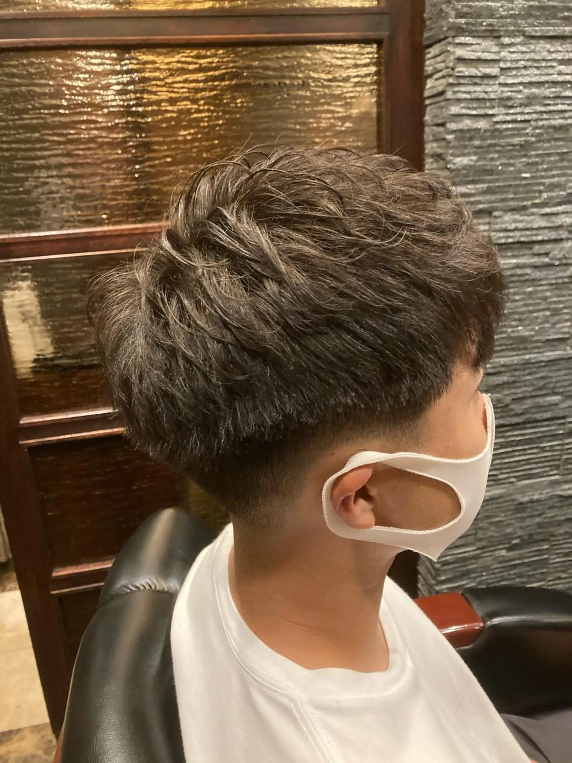 メンズ フェードカット メンズパーマ ヒロ銀座 名駅西口店のヘアスタイル