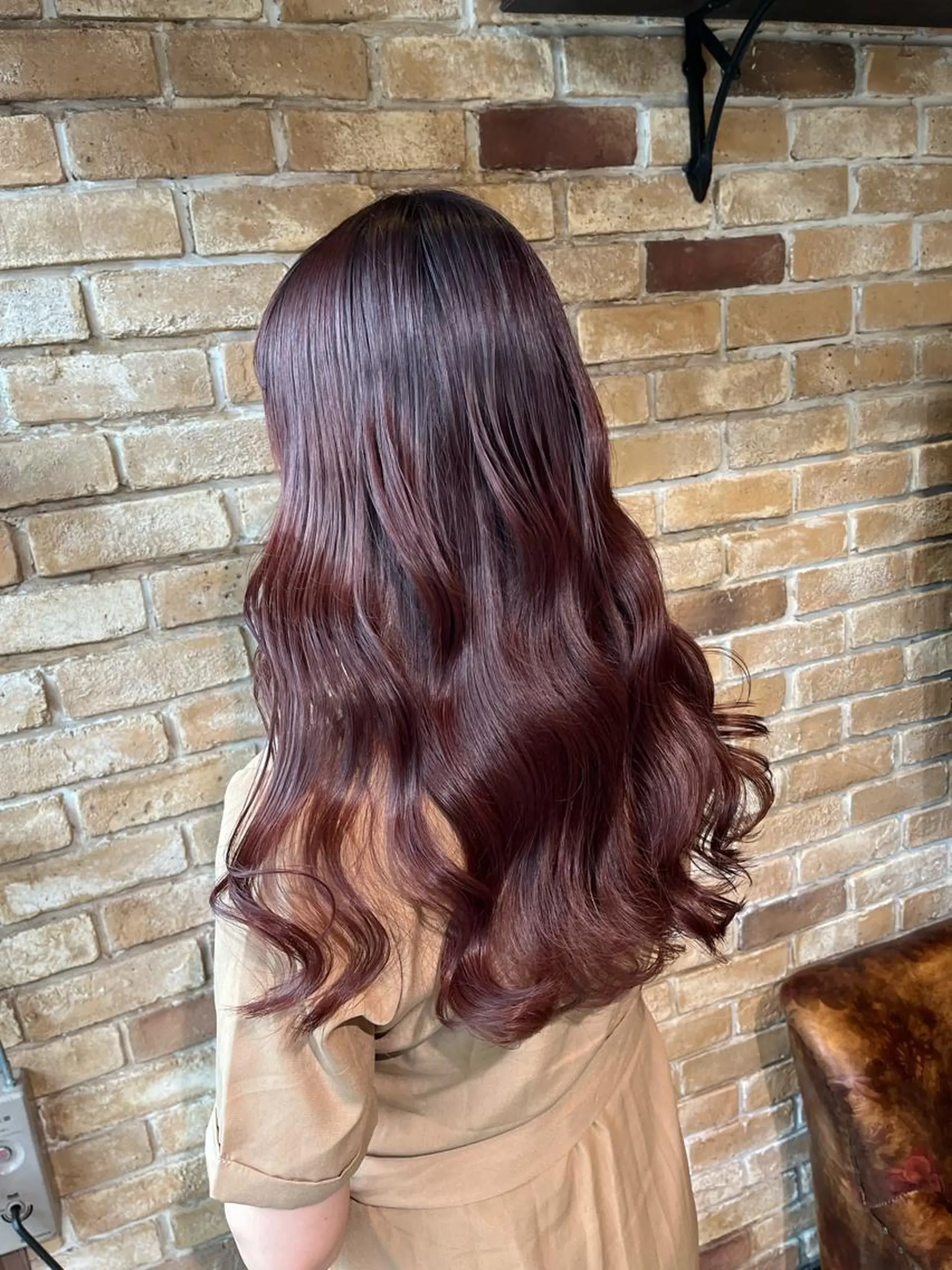 ロング ヘアカラー 🧡ミルクティー/ レイヤー🧡ショウナのヘアスタイル