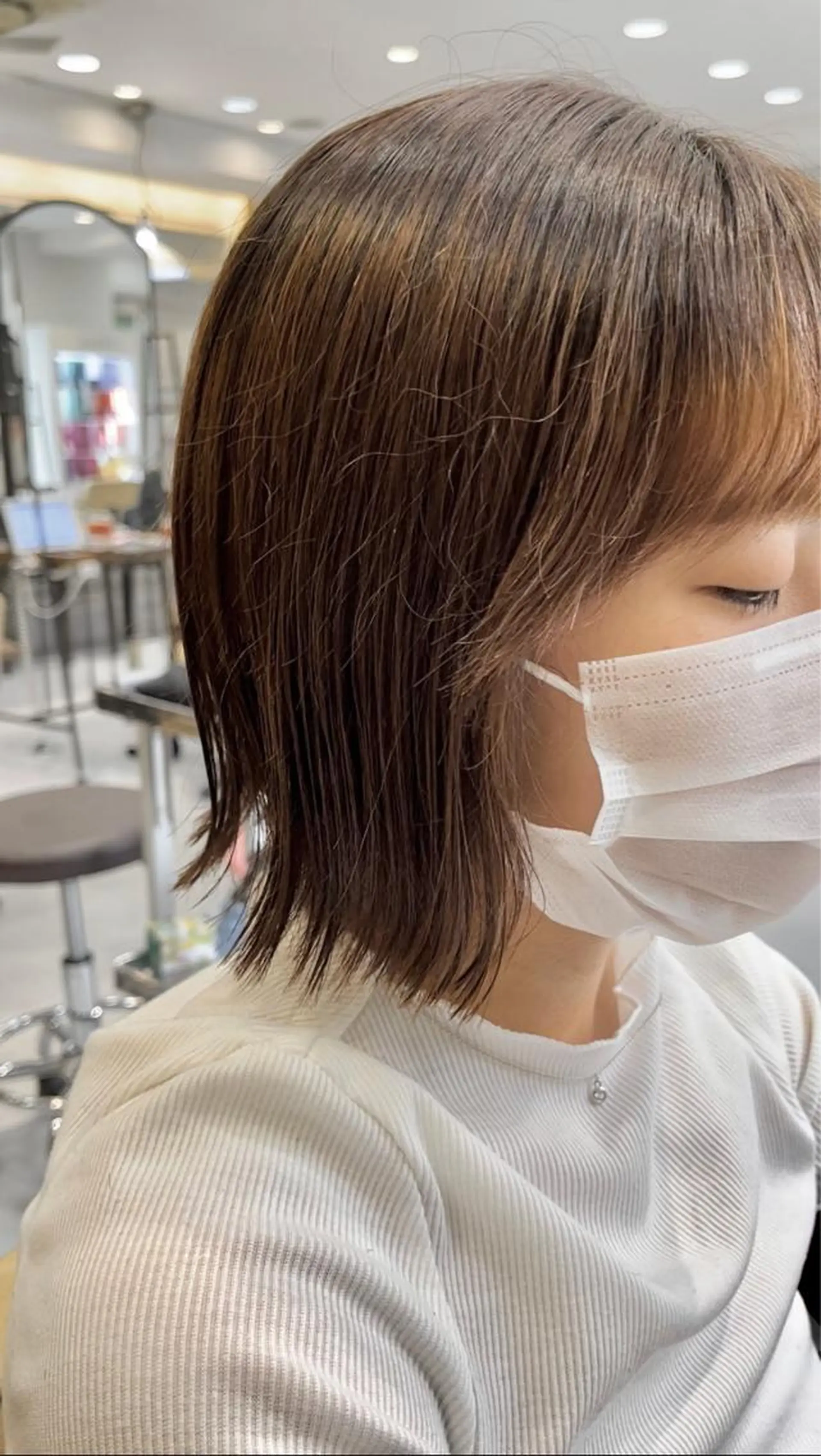 ショート 縮毛矯正/髪質改善 斉藤春のヘアスタイル