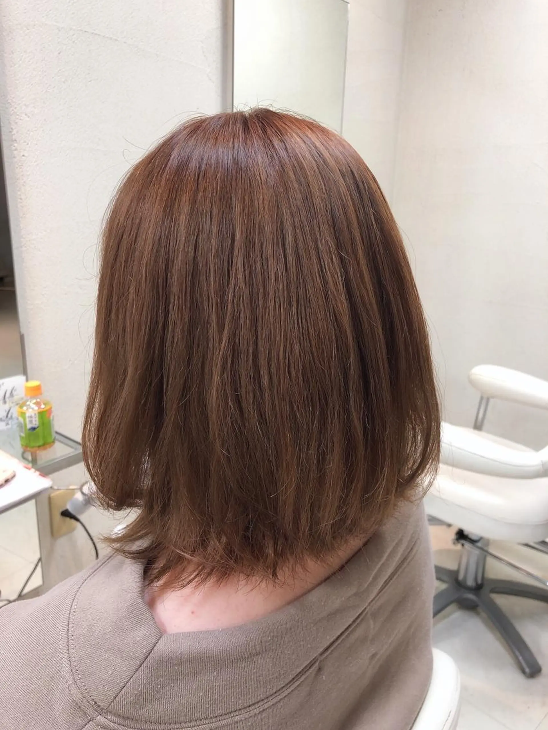 ミディアム ヘアカラー 阿部 美咲のヘアスタイル