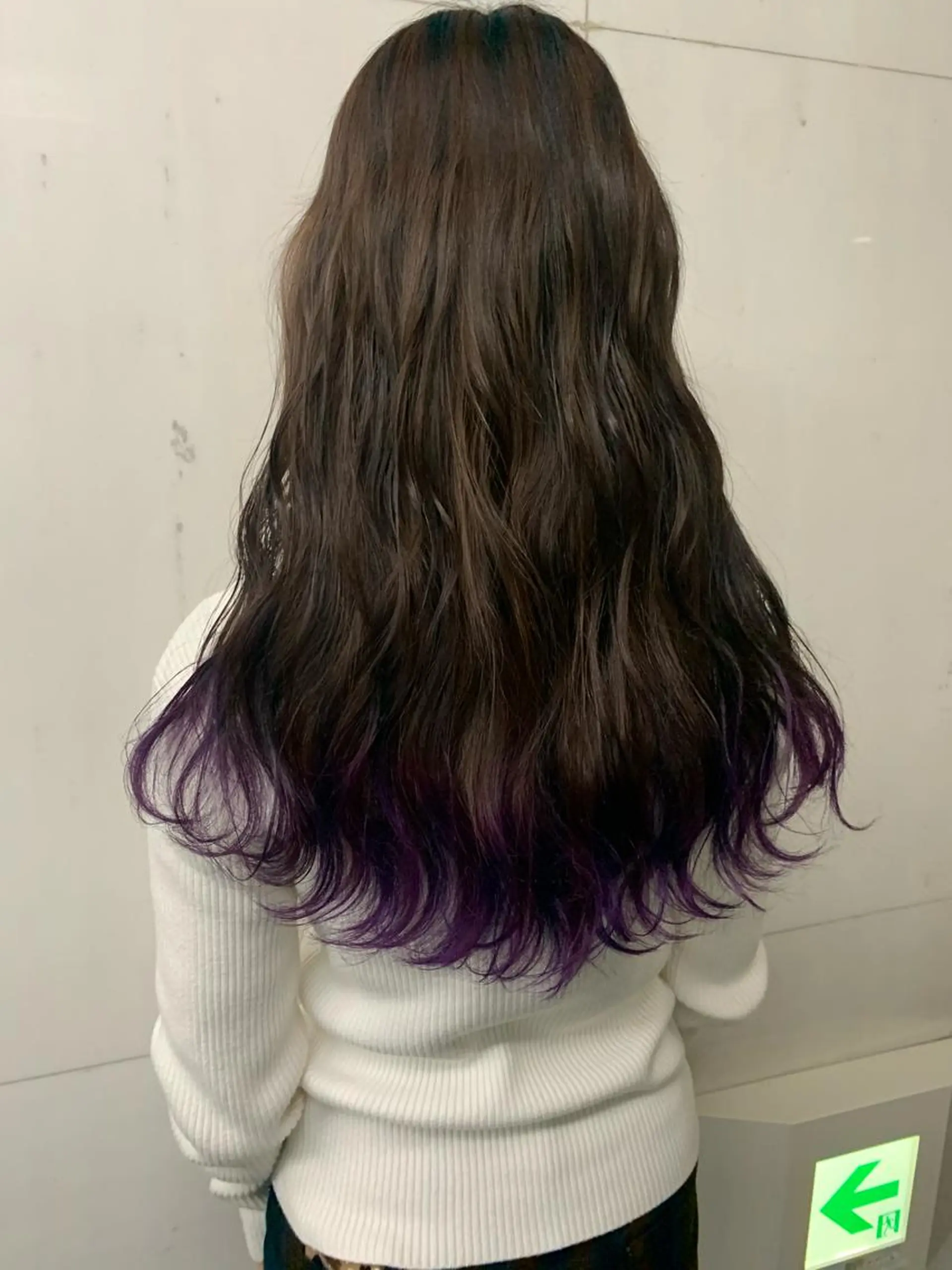 ミディアム パープルカラー ヘアカラー トリートメント ヘアセット ✨艶ブリーチカラー ✨四ノ宮裕己のヘアスタイル