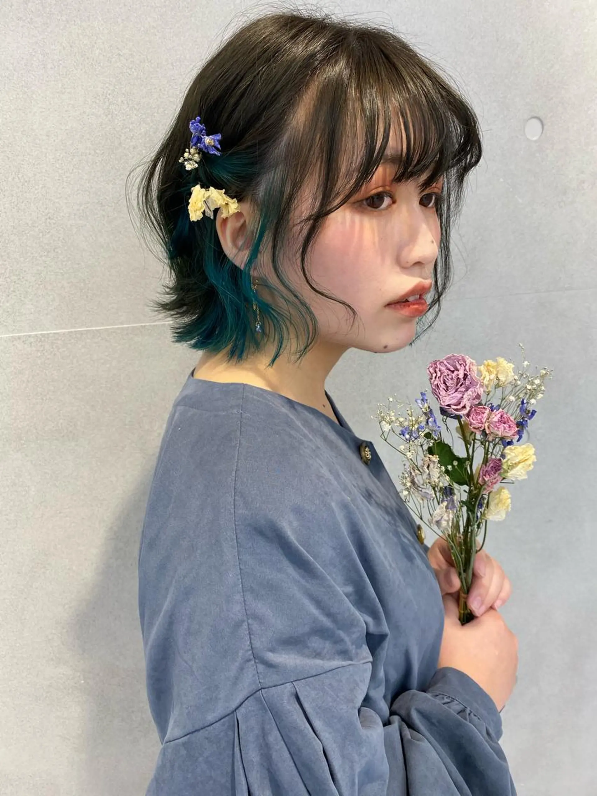 ミディアム カラー 透明感カラーブリーチ 🌼シゲモトアヤ🌼のヘアスタイル