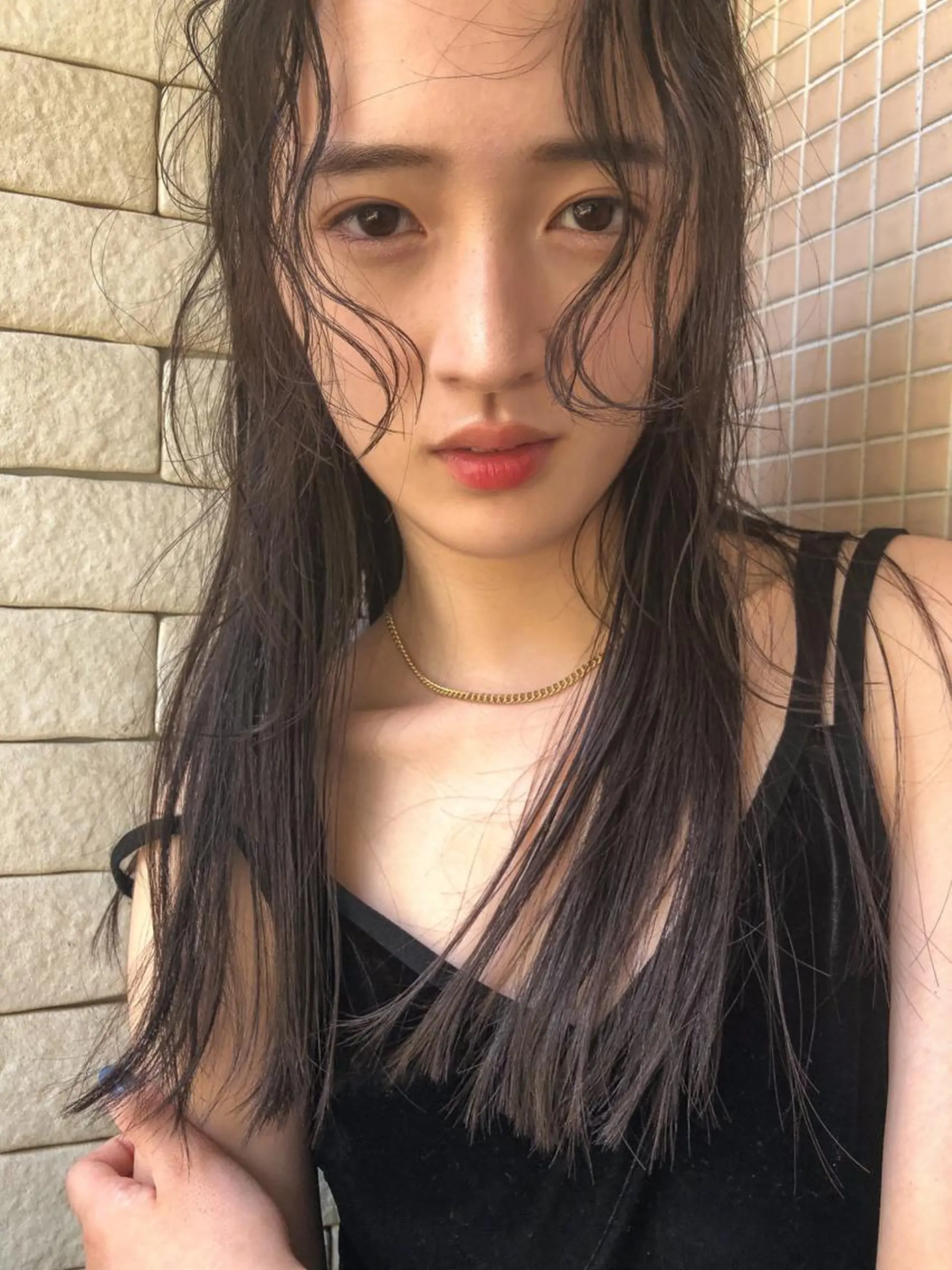 ロング カット トリートメント nessヤマサキ リュウタのヘアスタイル