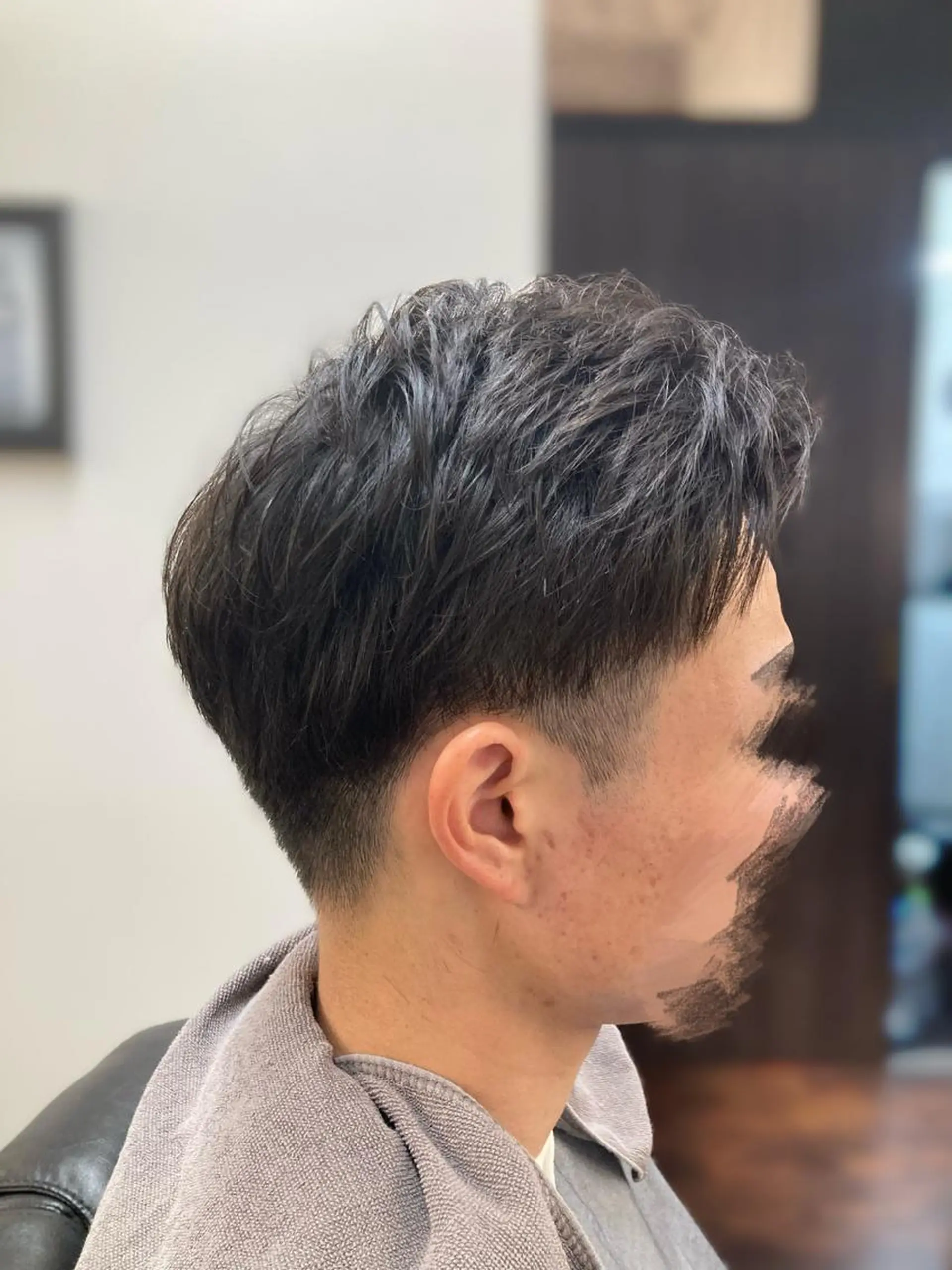 ショート メンズ LAVIE the BARBER所属・徒歩5分ビジネスマン カット👦🏻うしだのヘアスタイル