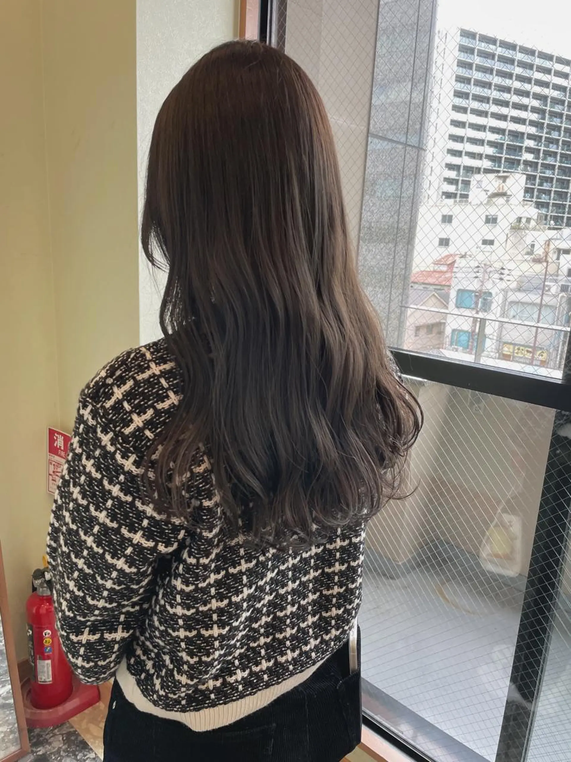 ロング カラー 透明感カラー グレージュ くせ毛 髪質改善とカラー特化 ✨Hito.nowaのヘアスタイル