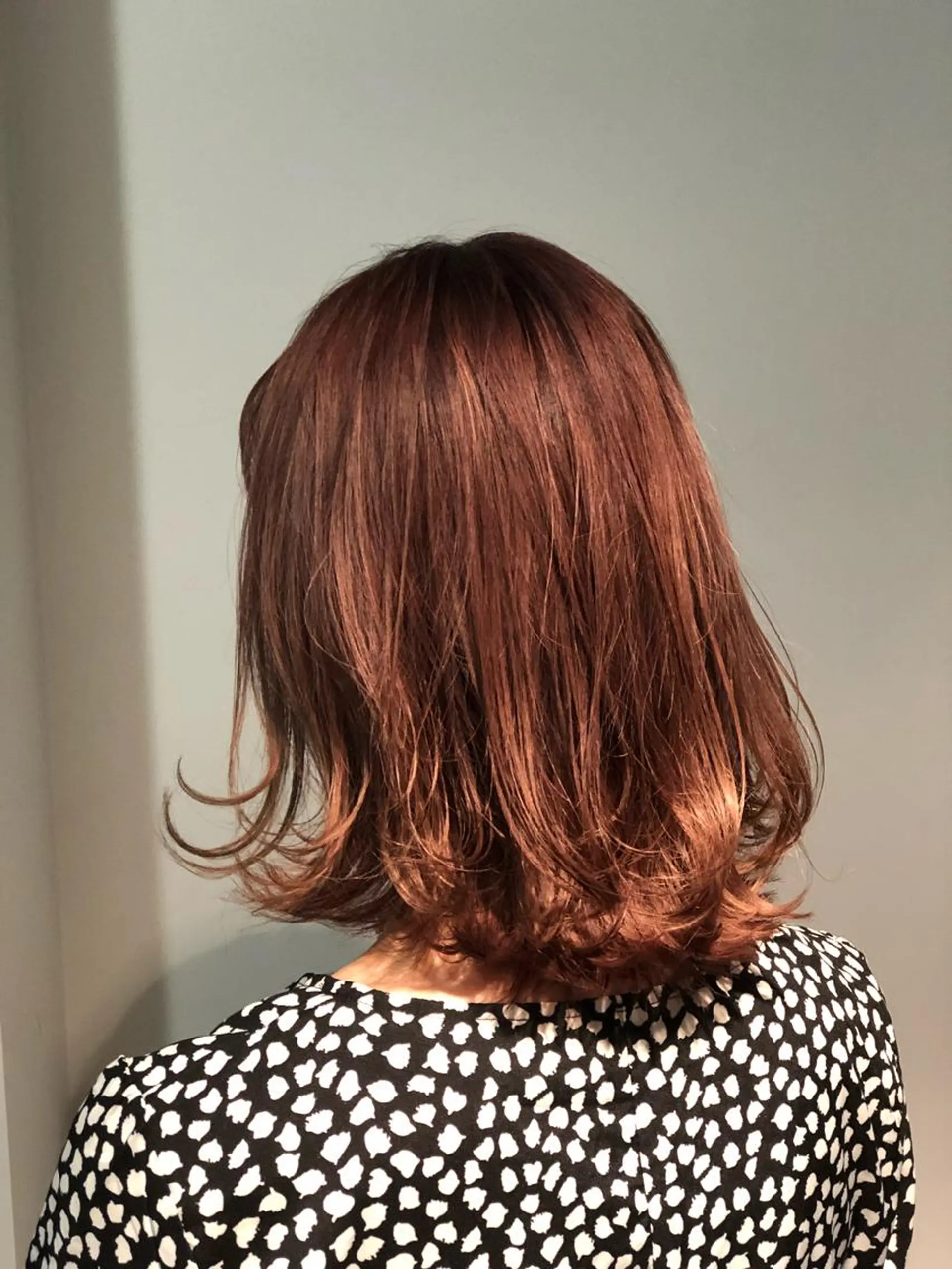 ミディアム カラー ブリーチ ダブルカラー ピンクカラー 本物のブリーチ縮毛 /デサキショウヘイのヘアスタイル