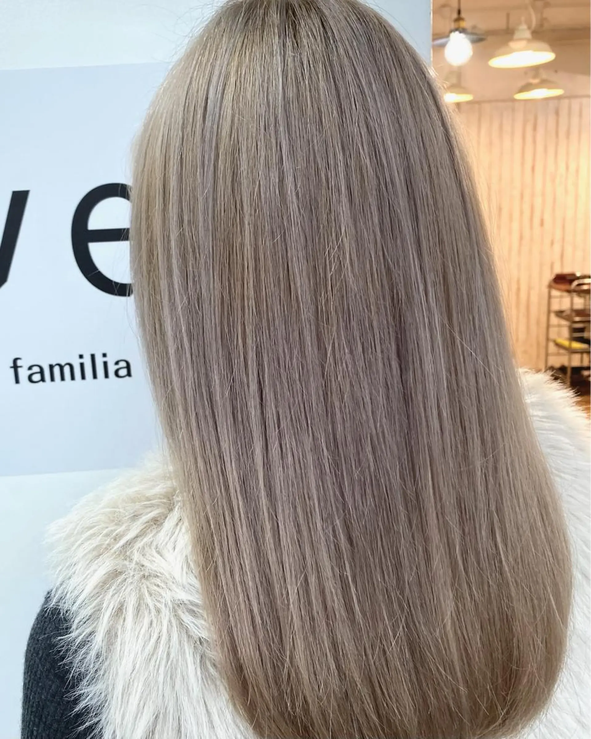 ロング カラー ブリーチ ダブルカラー ヘアカラー トリートメント 千 田のヘアスタイル