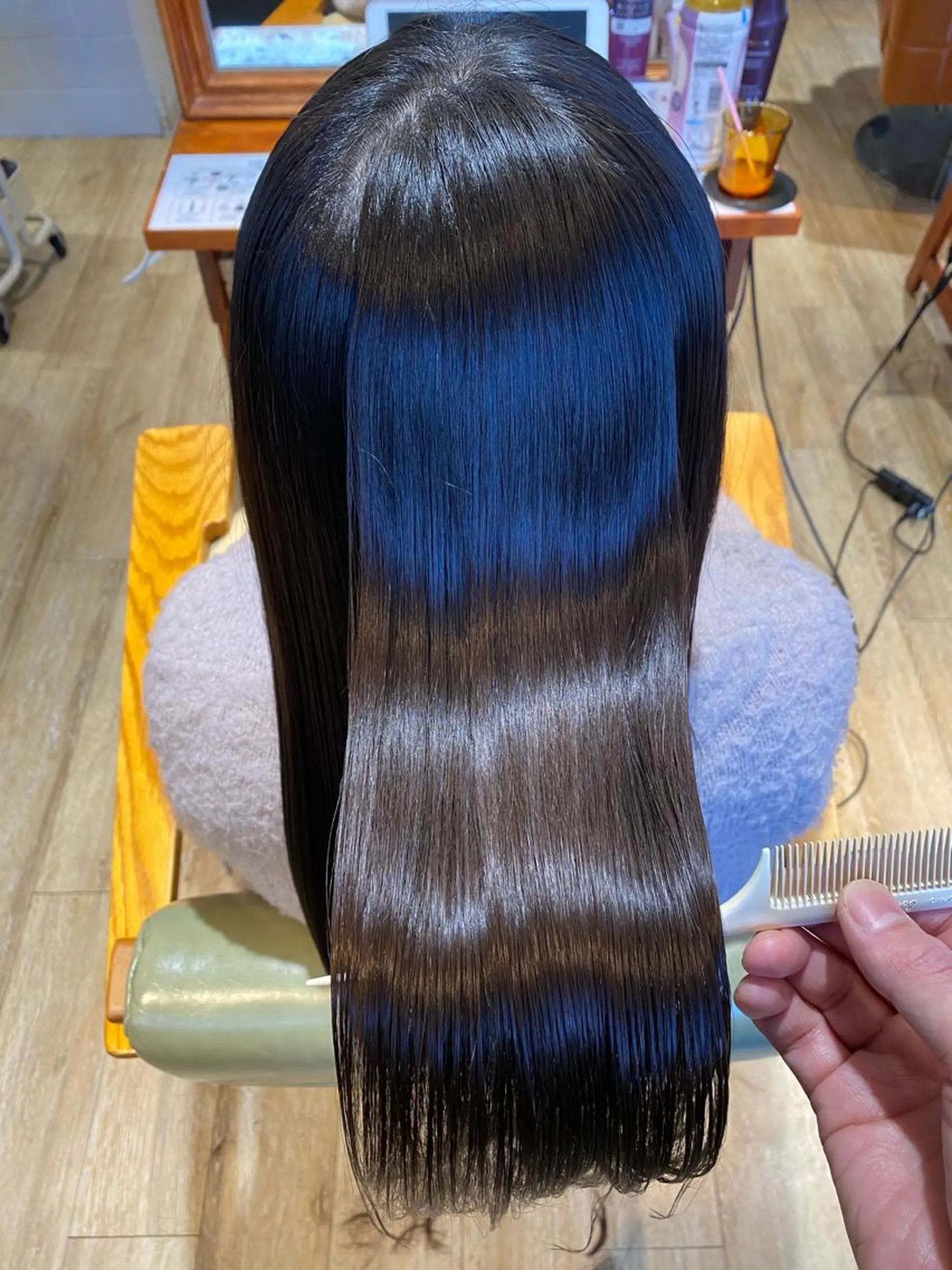 ロング カラー カット ヘアカラー トリートメント ICON所属・艶美髪マスター 店長✂︎YUKKEのヘアスタイル