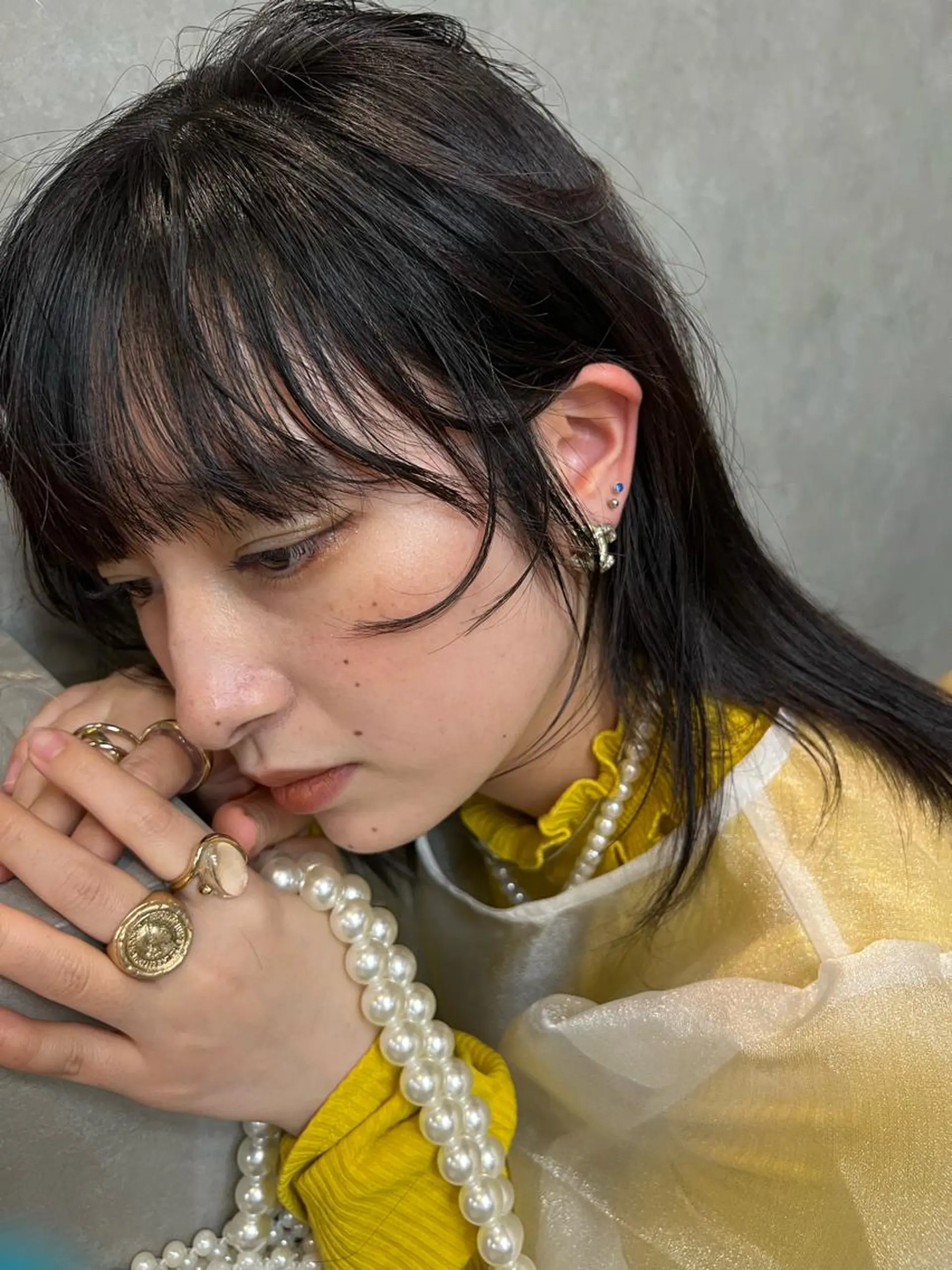 ロング カラー ヘアカラー トリートメント Haru/THREE …by velvetのヘアスタイル