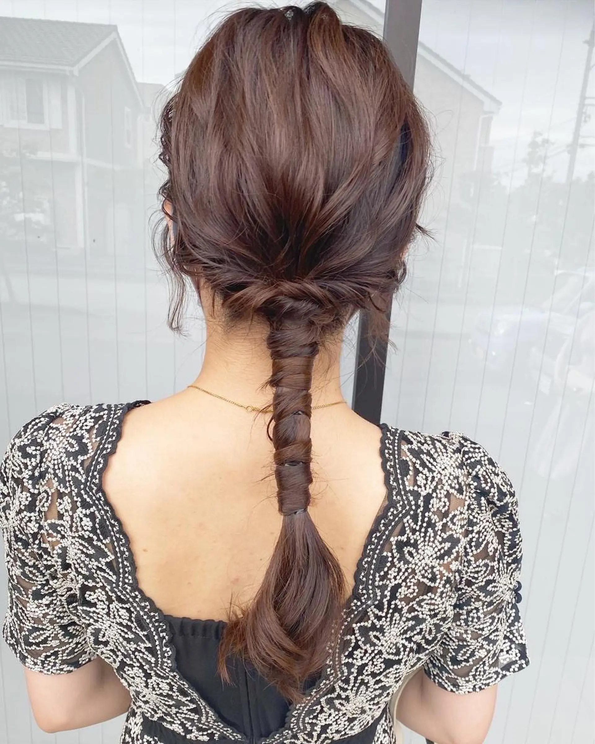 ロング ヘアアレンジ ヘアセット FIORE hair design所属・山根 奈緒のマツエク・マツパデザイン
