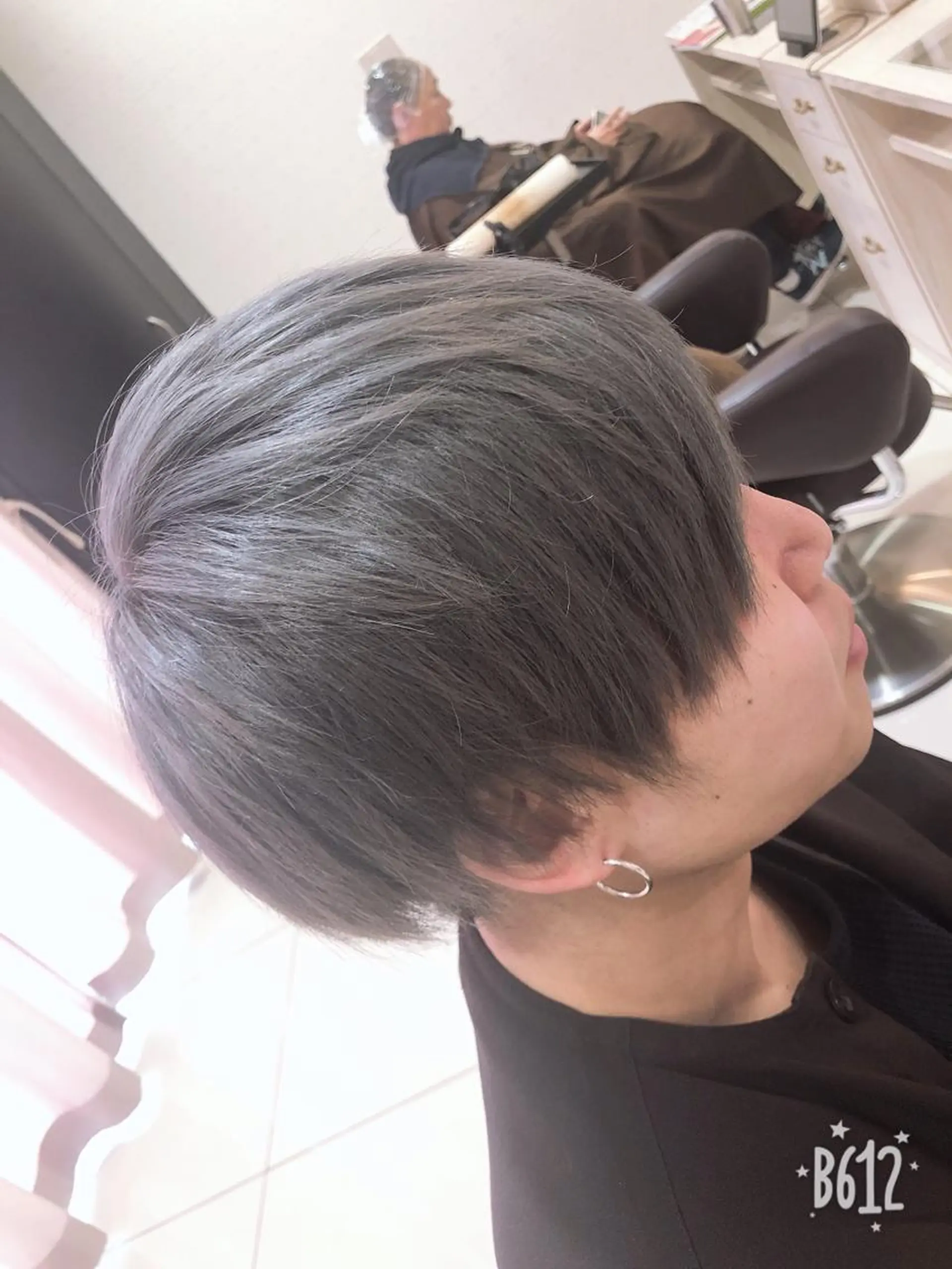 ショート カラー ショートヘア ヘアカラー トリートメント 難しい髪質の縮毛矯正 高岡/射水/髪質改善のヘアスタイル