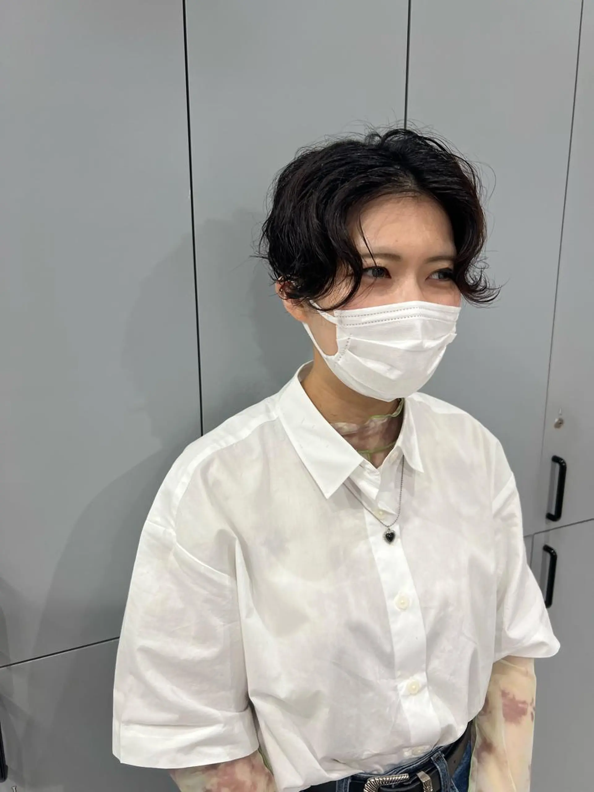 ショート パーマ ニュアンスパーマ カット パーマ 村山 豪歩のヘアスタイル