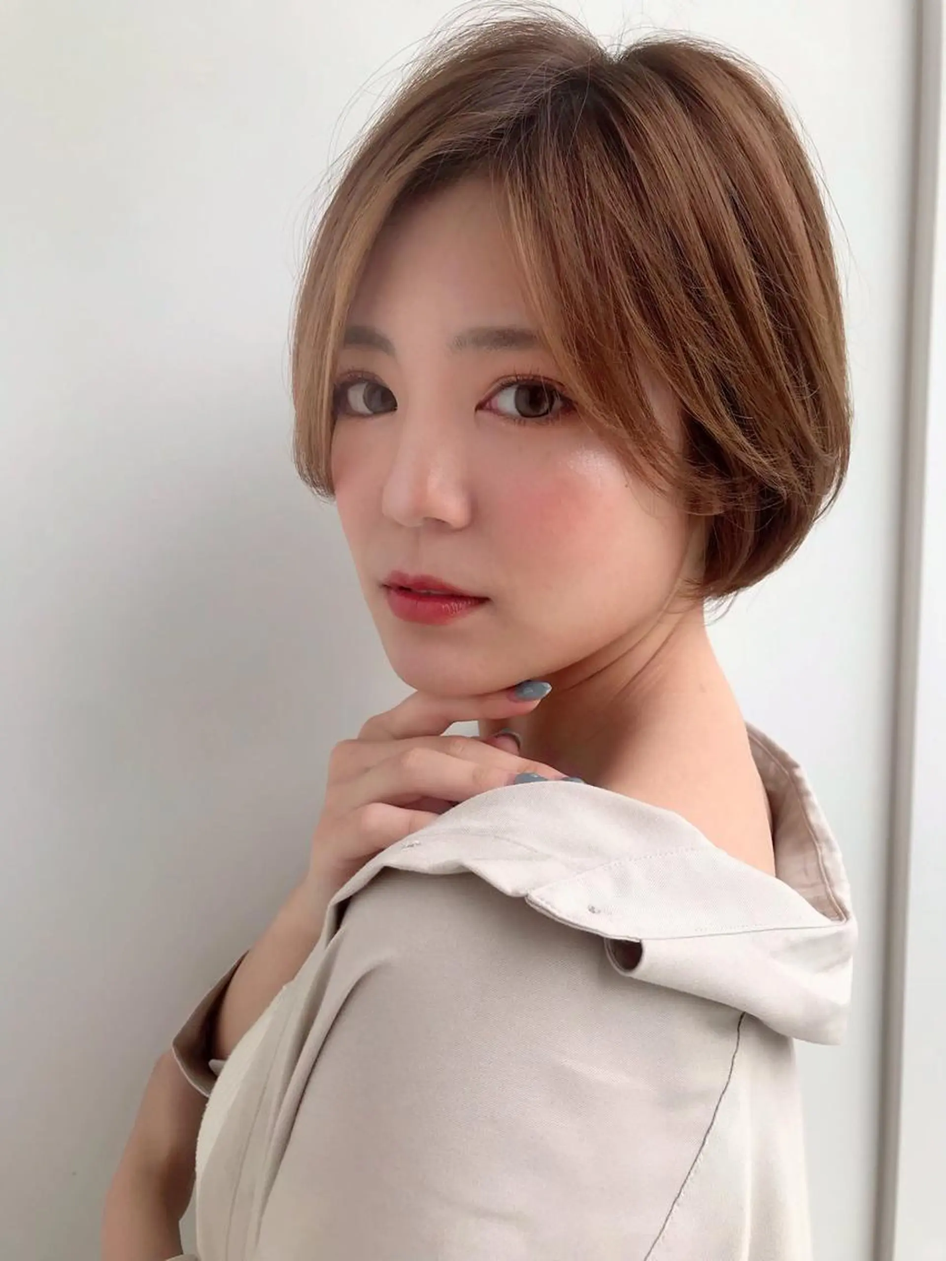 ショート カット パーマ トリートメント イメチェンカット✂️ 錦糸町佐藤店長のヘアスタイル