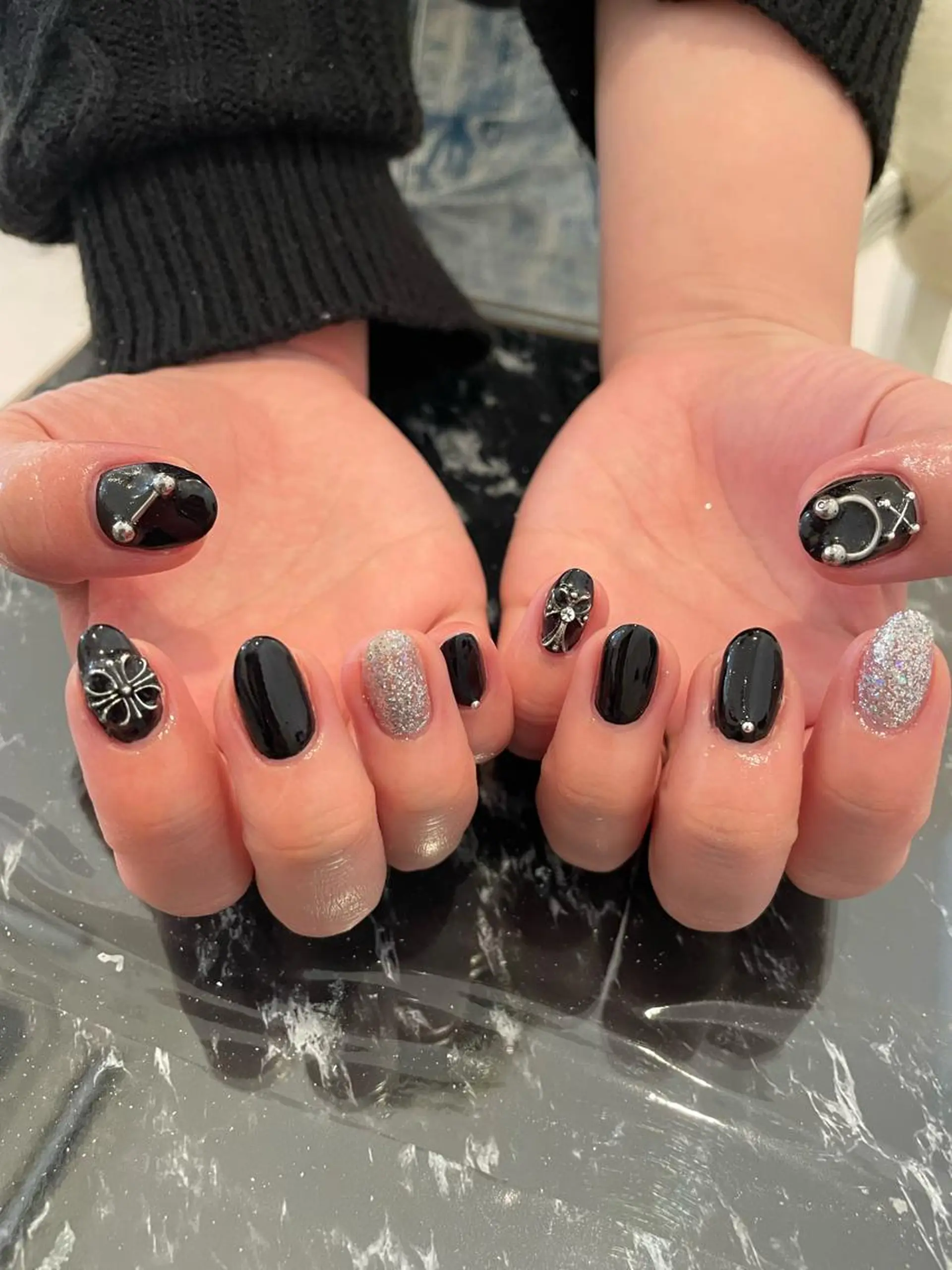 ネイル 束感まつ毛/ネイル/ LED♥KIRARAのマツエク・マツパデザイン