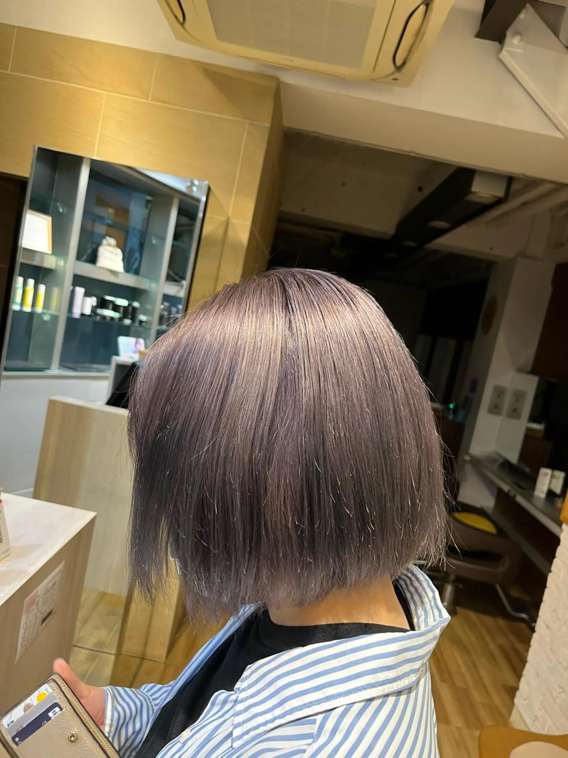 ショート カラー のりなが れおのヘアスタイル