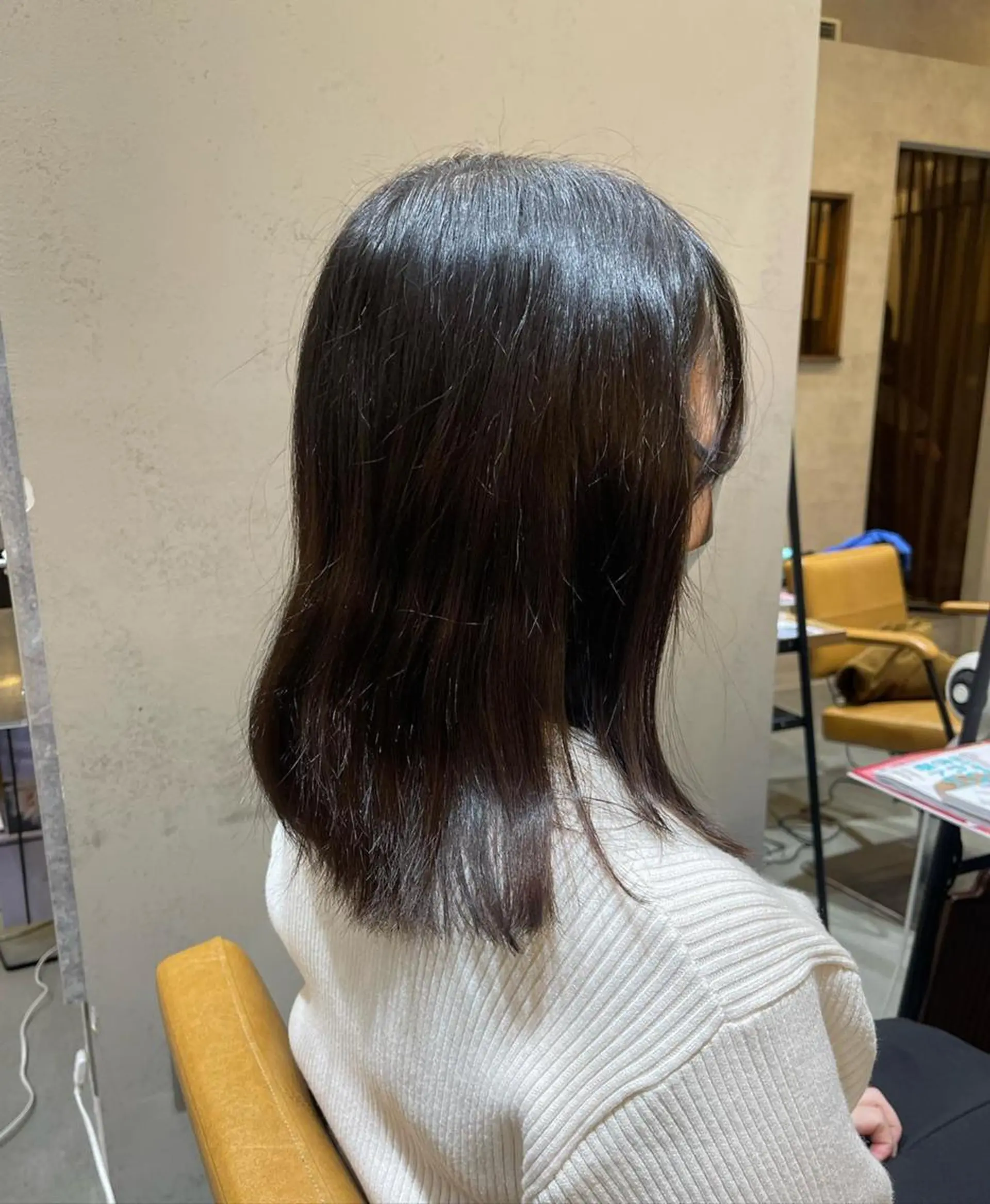 ミディアム カラー ヘアアレンジ ベージュカラー 黒髪 インナーカラー 髪質改善 似合わせカット ❥【韓国風ヘア】 stylist 林❥のエステ・リラクイメージ